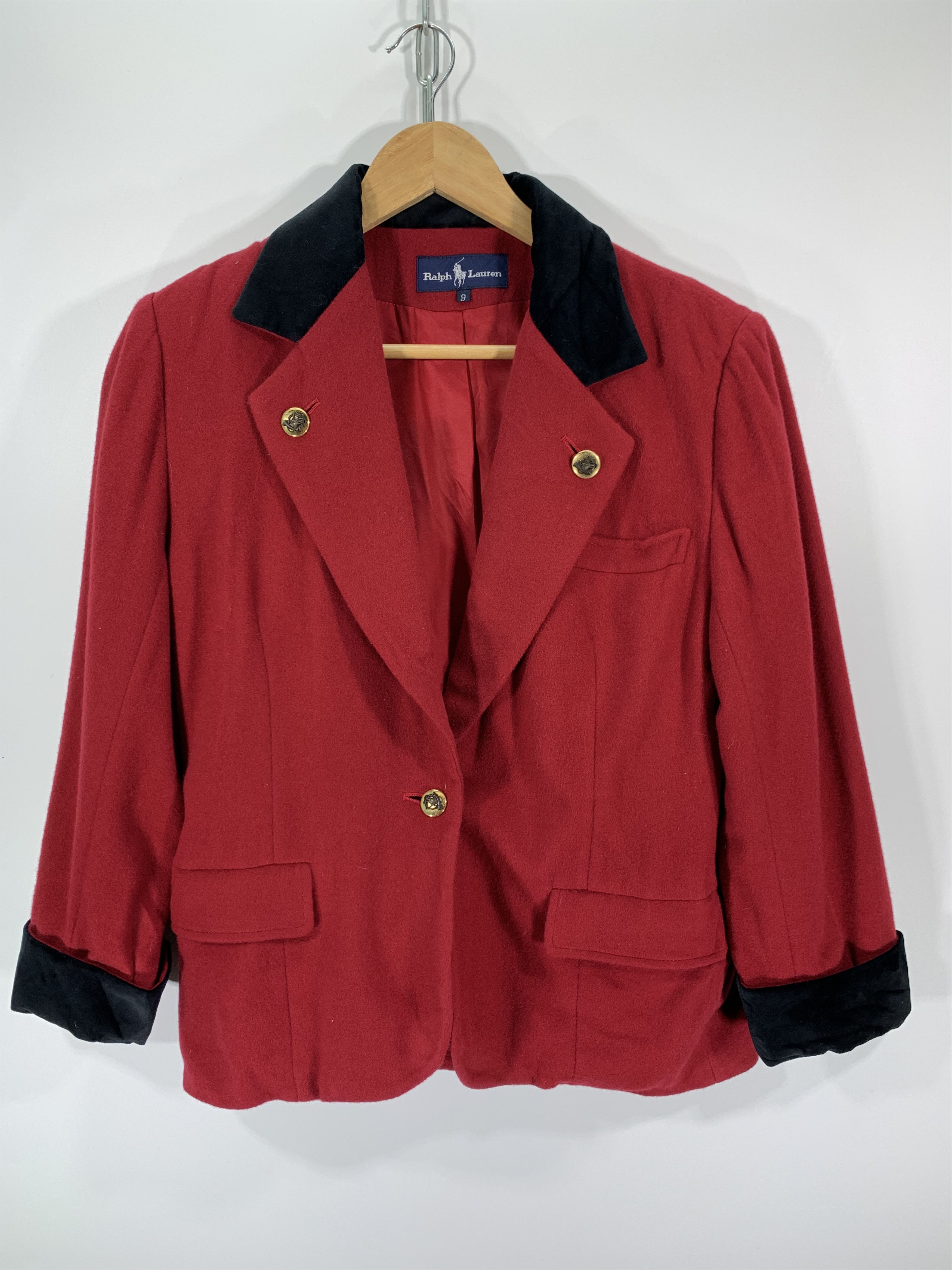 Polo Ralph Lauren × Ralph Lauren × Vintage Vintage Ralph Lauren Wool Jacket Size M / US 6-8 / IT 42-44 - 1 Thumbnail