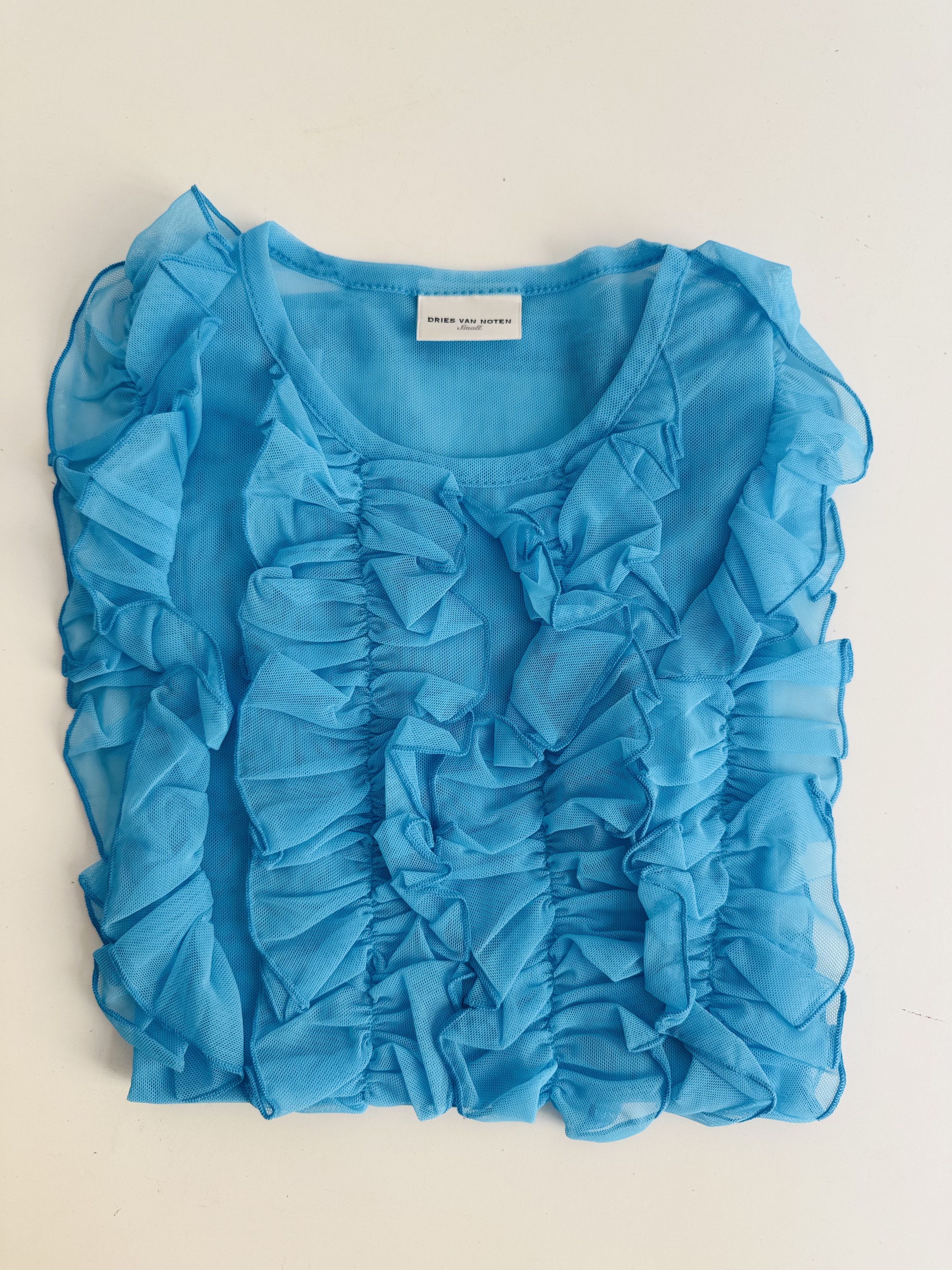 Dries Van Noten Mesh Crew Neck Top Size S / US 4 / IT 40 - 6 Thumbnail