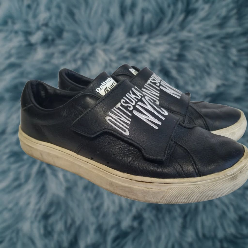 Onitsuka Tiger Onitsuka Tiger Sneaker Shoes Black White US 5 Hook & Loop Adult Monk Size US 5 / EU 37 - 1 Thumbnail