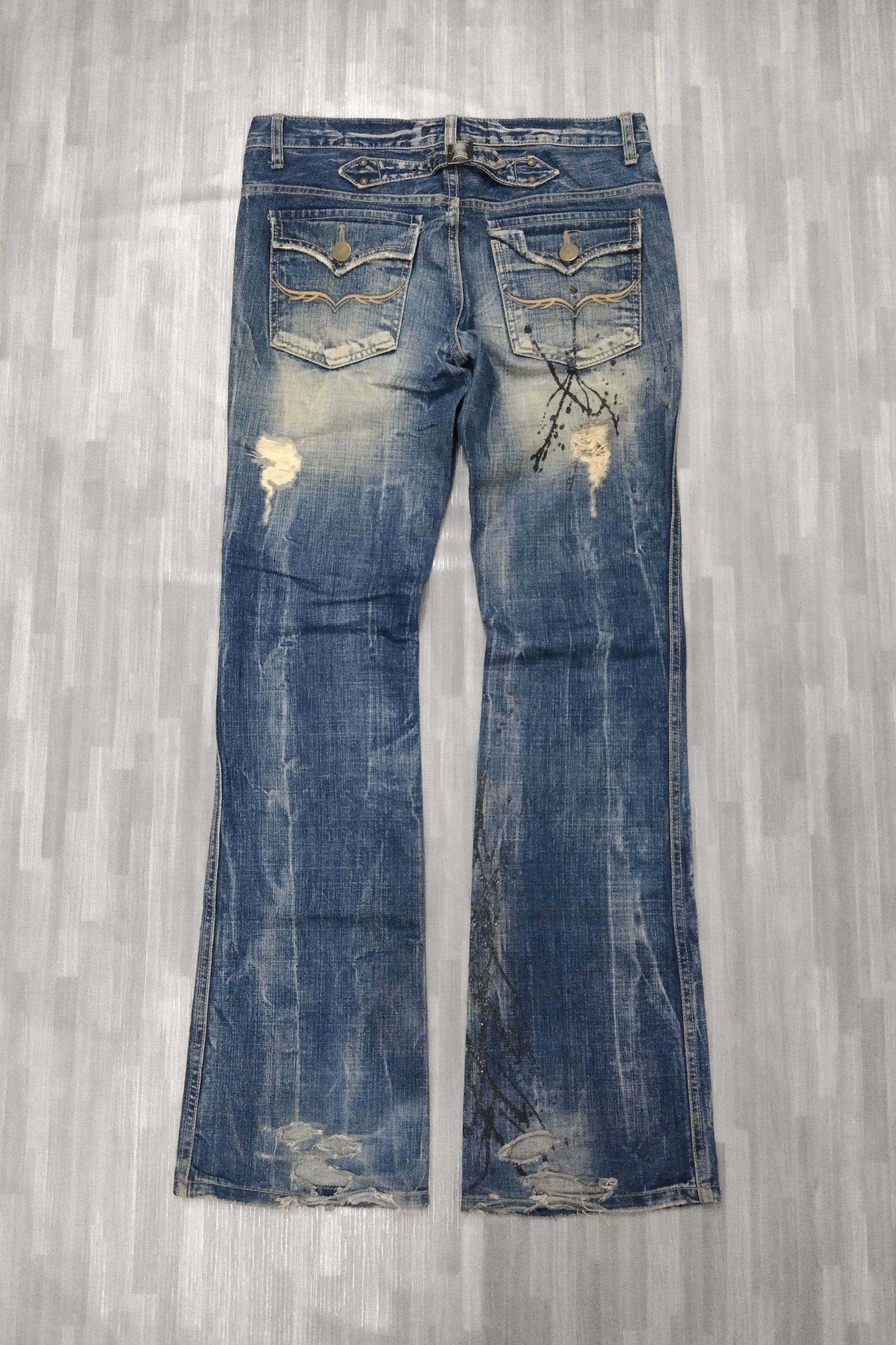 Other FLARE SICK FUGA DENIM PANTS Size 29" - 5 Thumbnail
