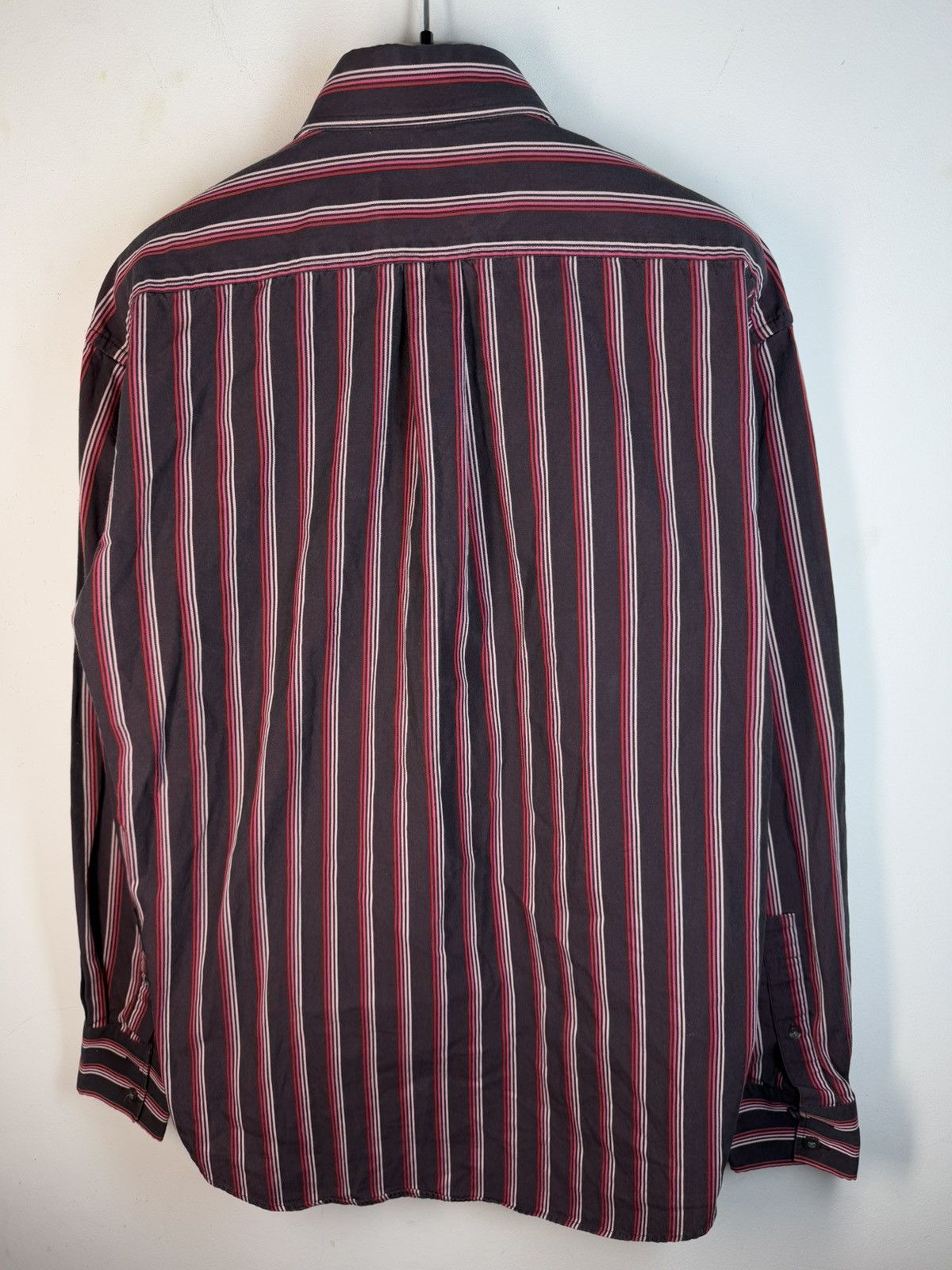 Yves Saint Laurent Black/Red YSL Shirt Striped Size US M / EU 48-50 / 2 - 9 Thumbnail