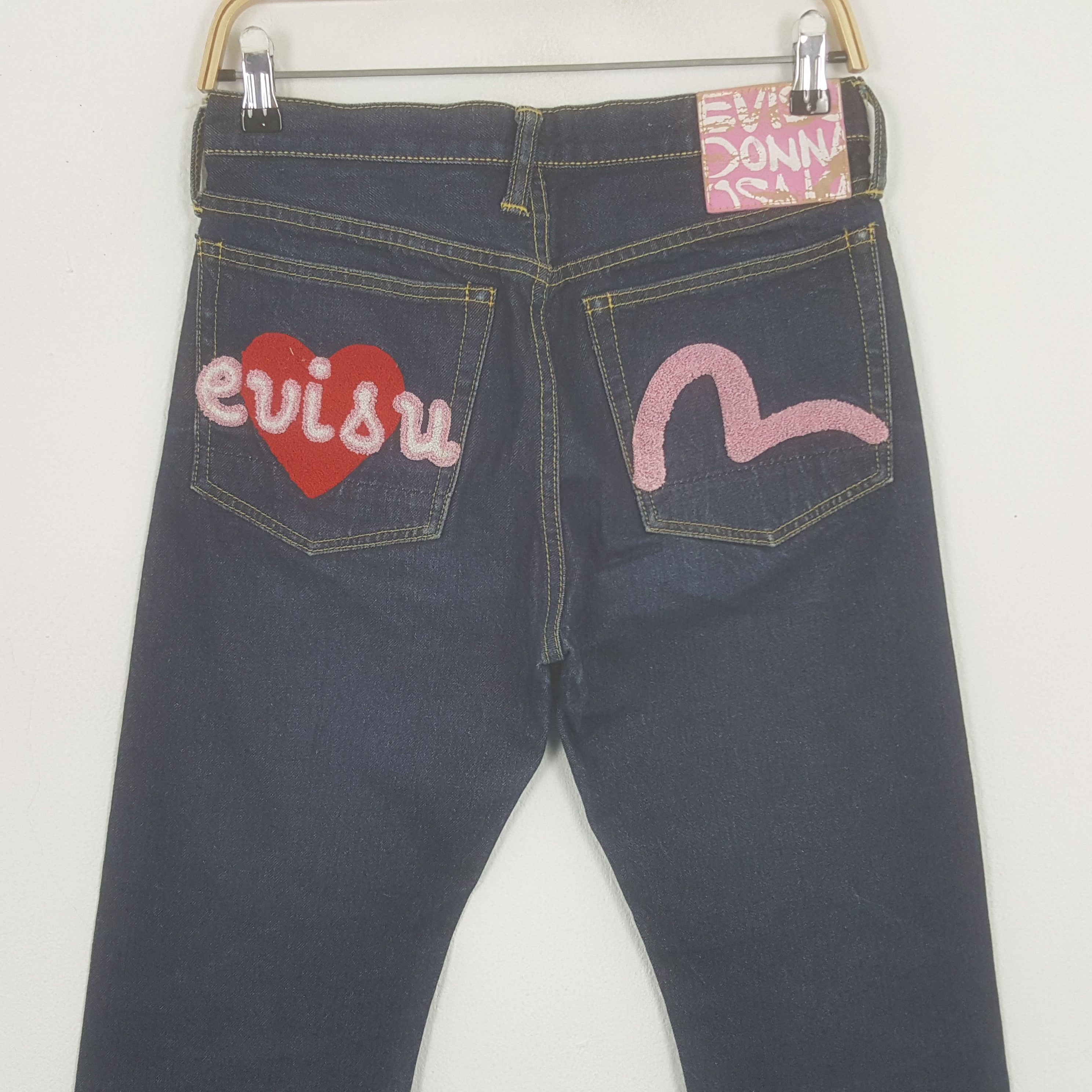 Japanese Brand × Vintage Vintage Evisu Donna Osaka Custom Daicock Jeans Size US 29 - 5 Thumbnail