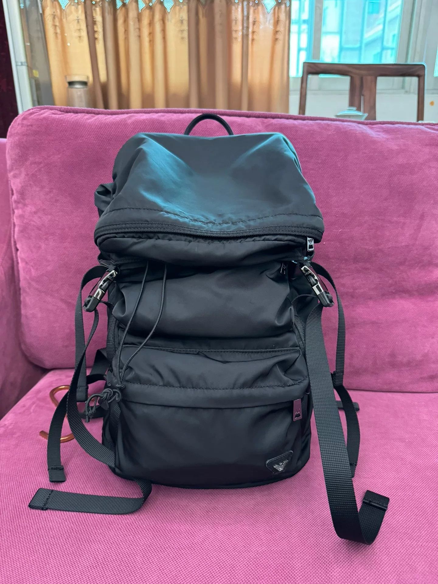Armani ARMANI Nylon Backpack Size ONE SIZE - 1 Thumbnail