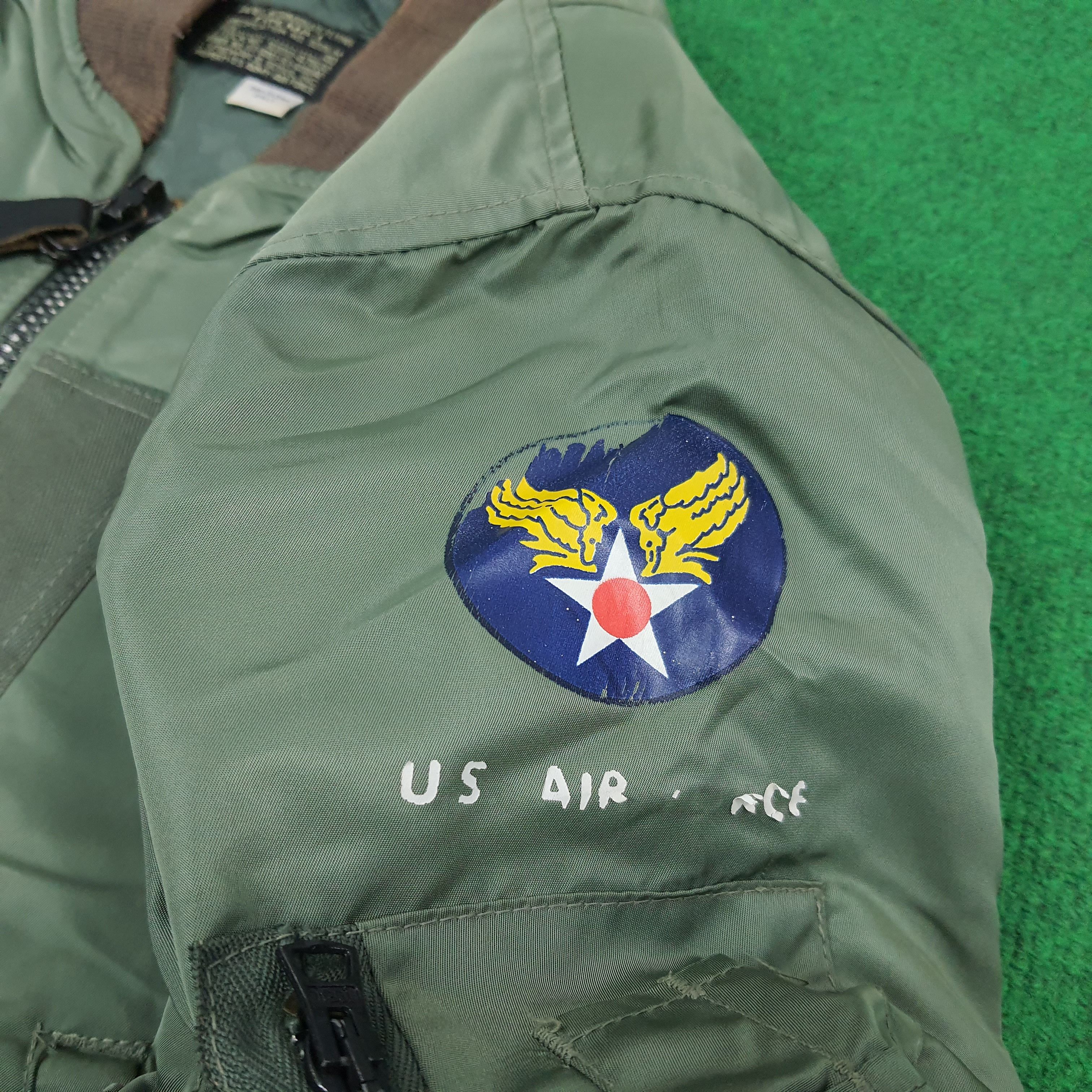 Vintage Vintage Classic MA-1 Flight Air Force Bomber Jacket C277N21 Size US L / EU 52-54 / 3 - 5 Thumbnail