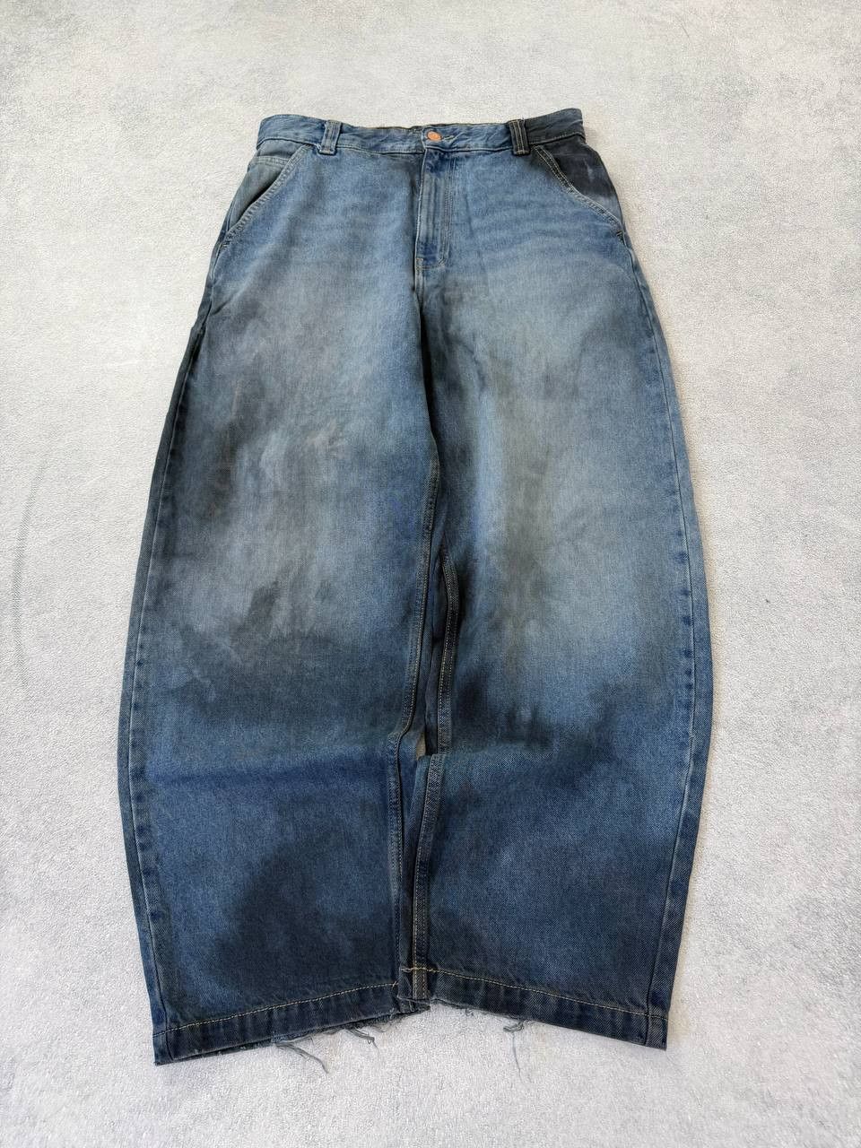 Japanese Brand Vintage tornado mart style washed baggy y2k hype Jeans Blue Size US 32 / EU 48 - 10 Thumbnail