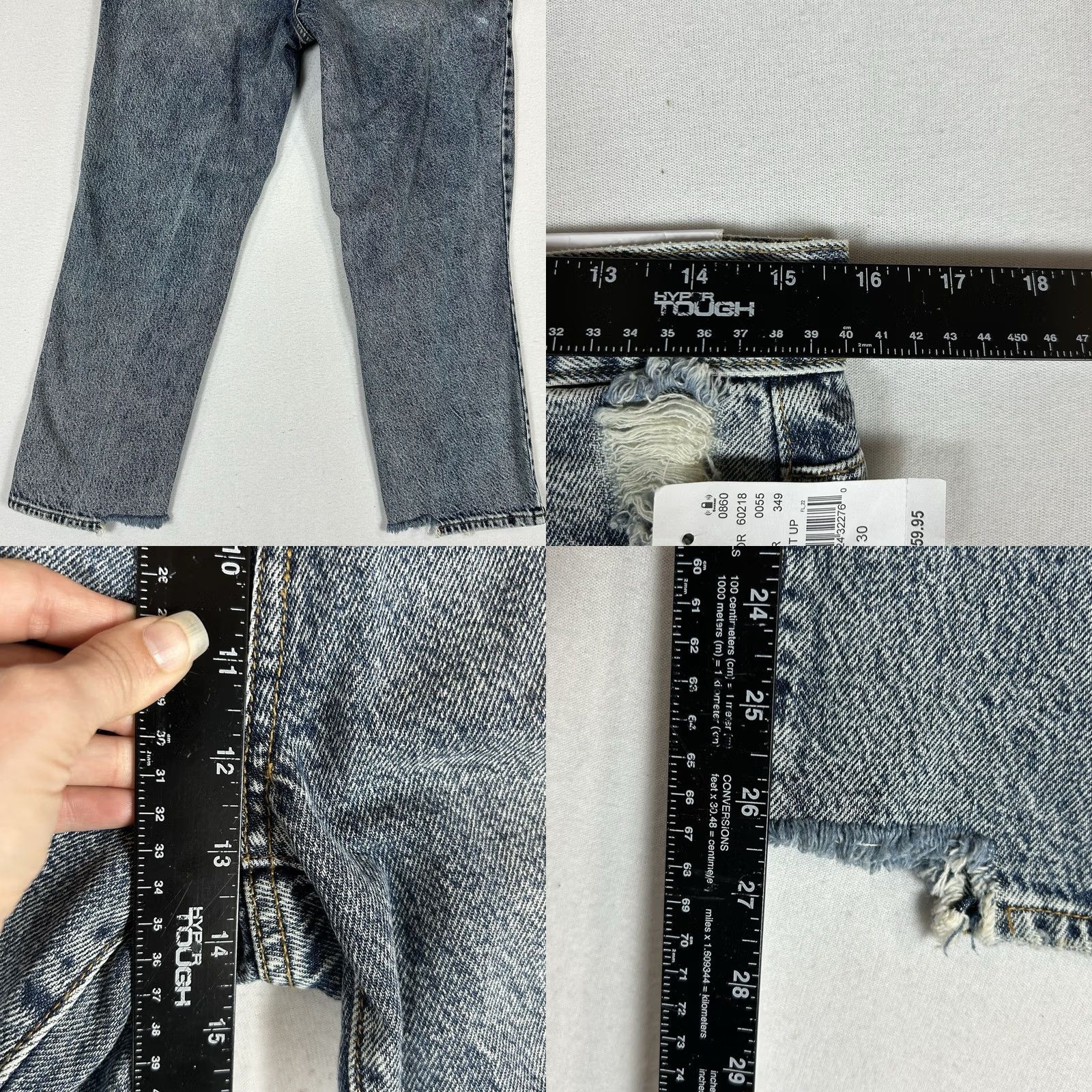 Pacsun Pacsun Jeans PacSun NEW High Rise Straight Leg Jeans Womens Size 30 Blue Denim Light Wash NWT Size 30" / US 8 / IT 44 - 9 Thumbnail