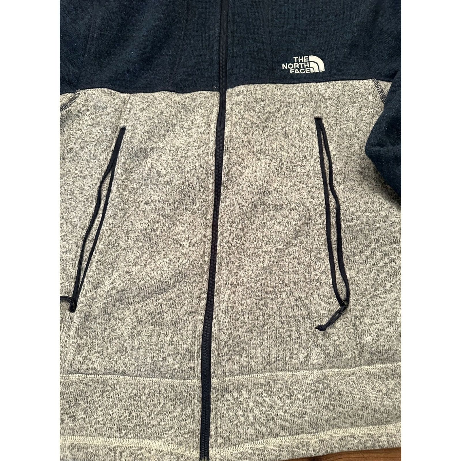 The North Face The North Face Sweatshirt Full Zip Hooded Polyester Gray Blue Medium Men’s Mens Size US M / EU 48-50 / 2 - 3 Thumbnail