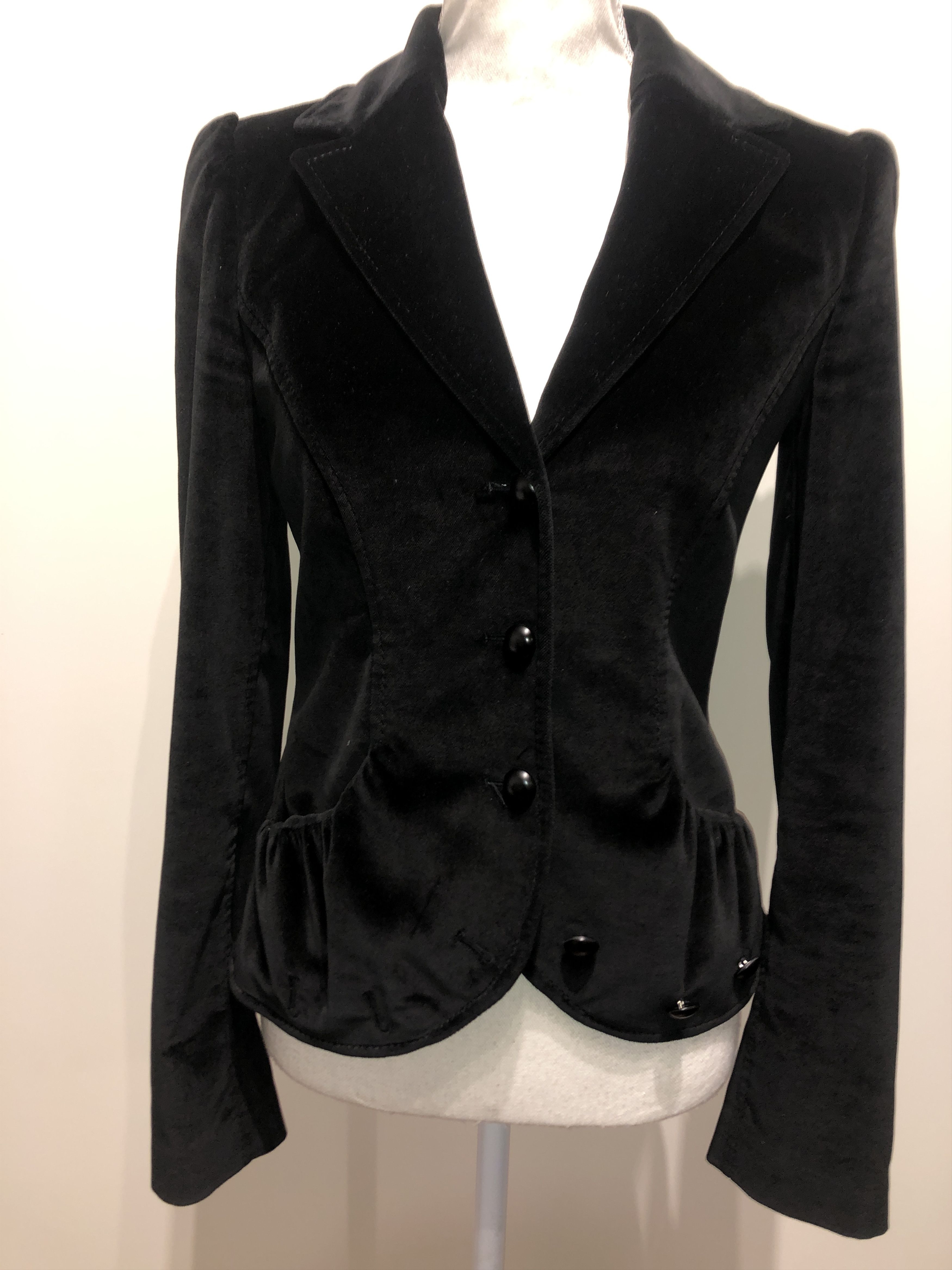 Black Velvet Embellished Jacket