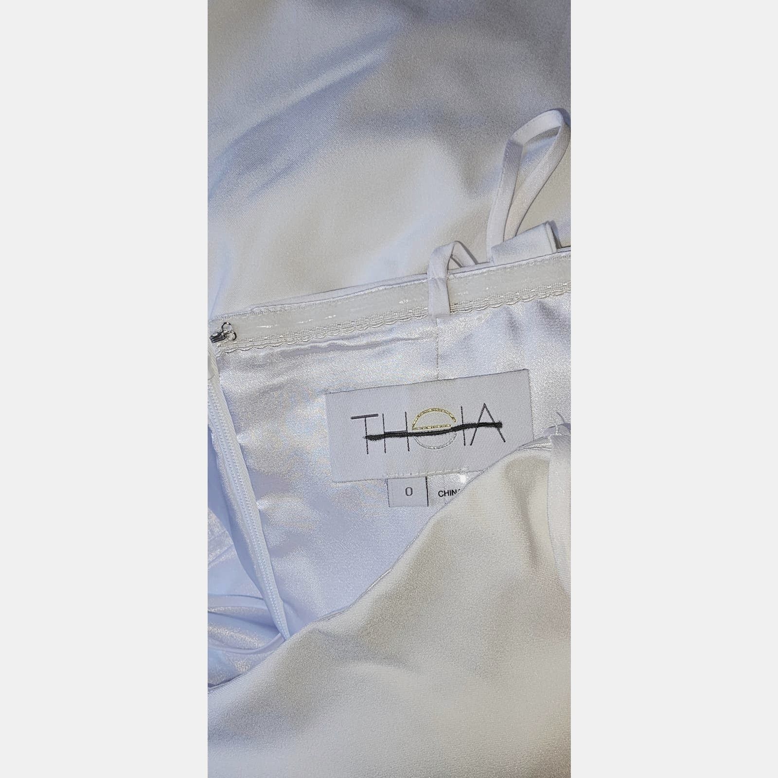 Anthropologie New Anthropologie BHLDN Trinity Jumpsuit by Theia $280 SZ 0 Size 25" / US 0 / IT 36 - 6 Thumbnail