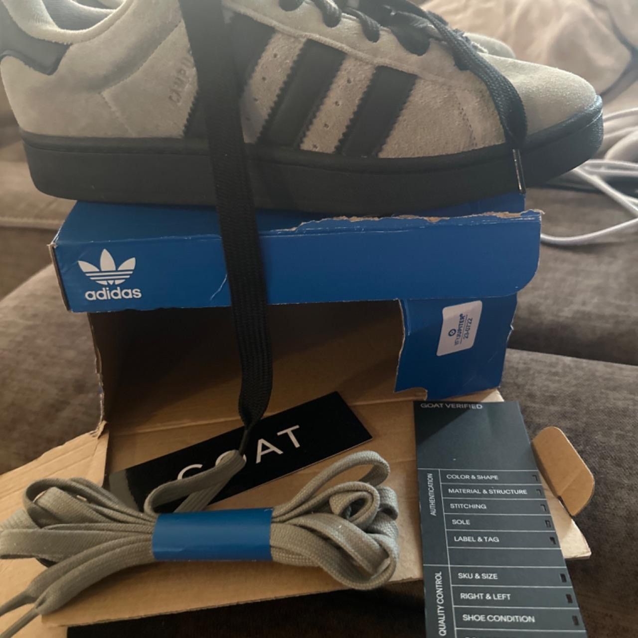 Adidas Campus 00s 'Silver Pebble Black' Size US 11.5 / EU 44-45 - 4 Thumbnail