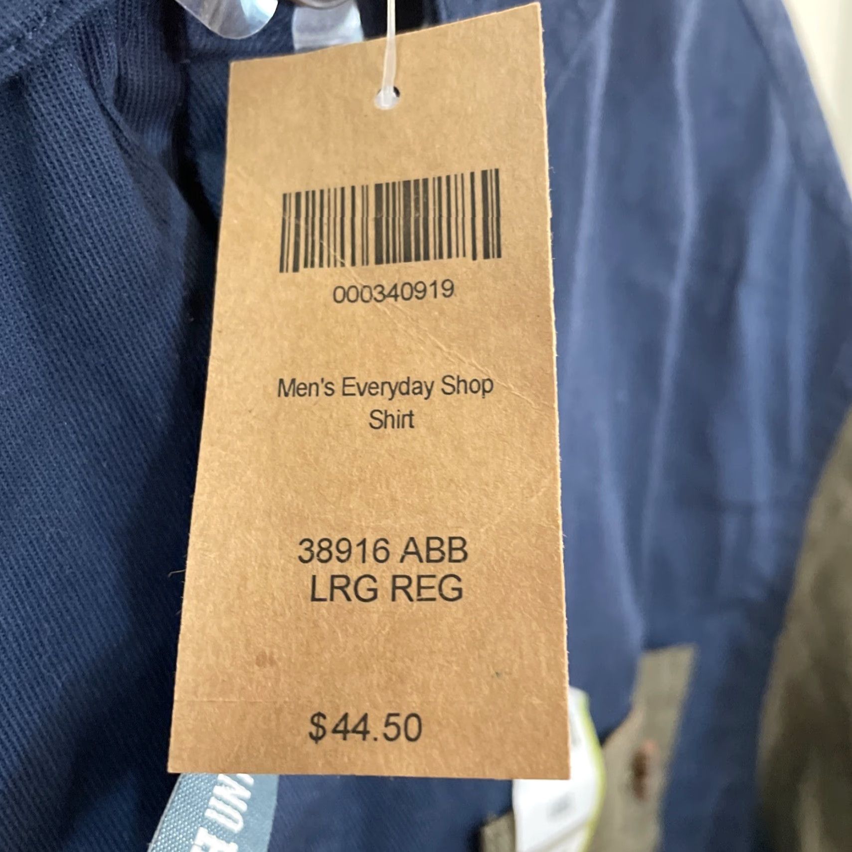 CO Duluth Trading Co Work Shirt Mens L Short Sleeve Button-Up Colorblock Blue Green Casual Logo on Back Size US L / EU 52-54 / 3 - 3 Thumbnail