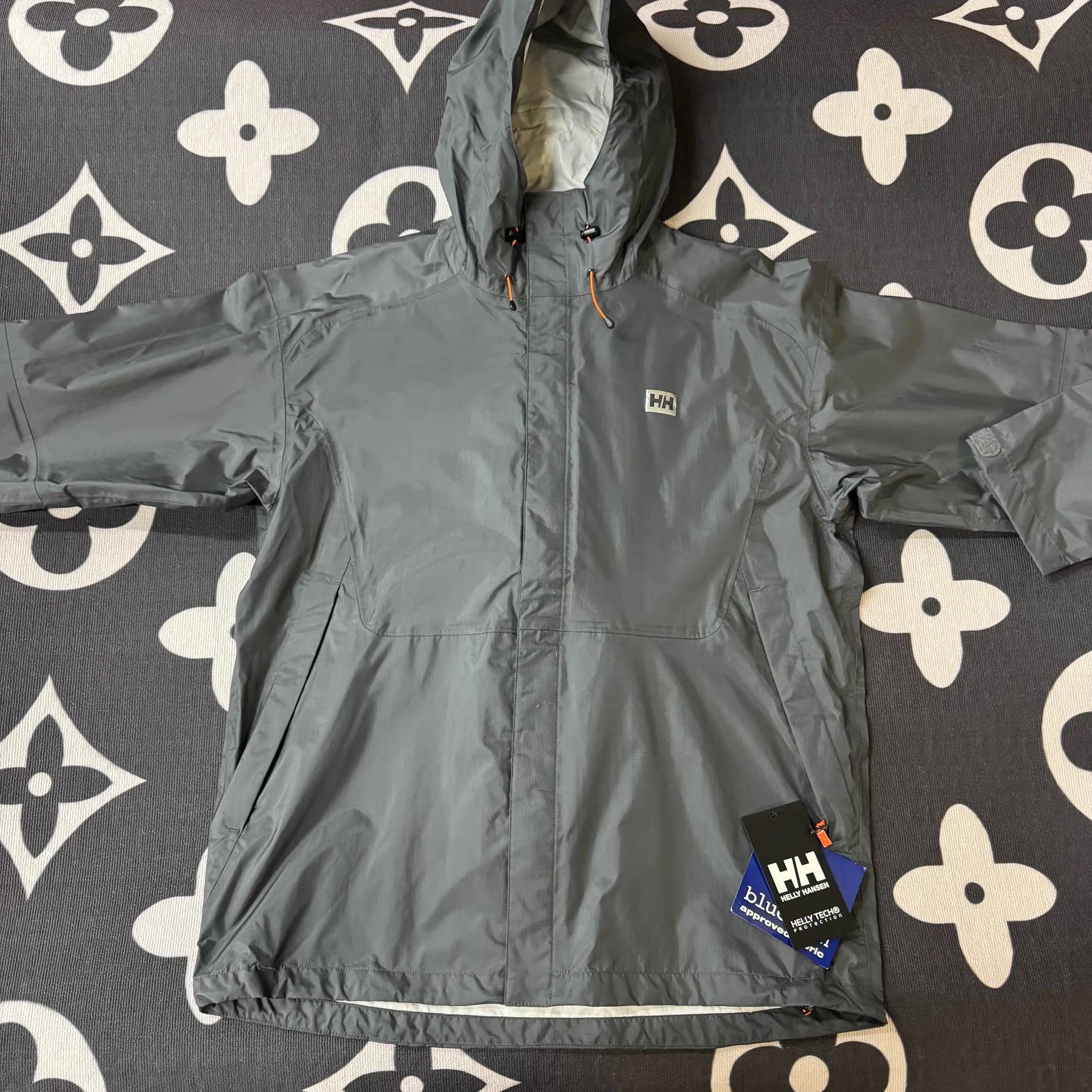 Helly Hansen Helly Hansen Grey Windbreaker Jacket Q10 Size US XL / EU 56 / 4 - 1 Thumbnail