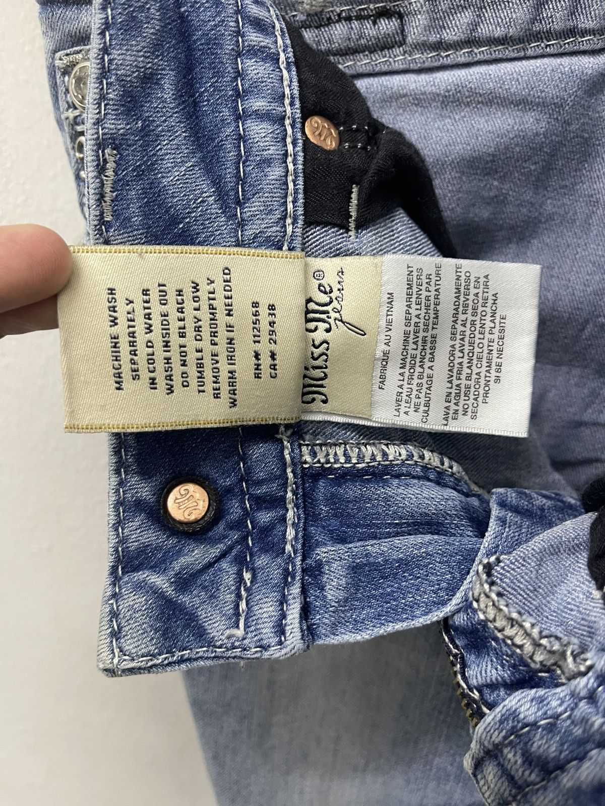 Miss Me Rare Vintage MISS ME Cuffed Capri Size 26" / US 2 / IT 38 - 14 Thumbnail