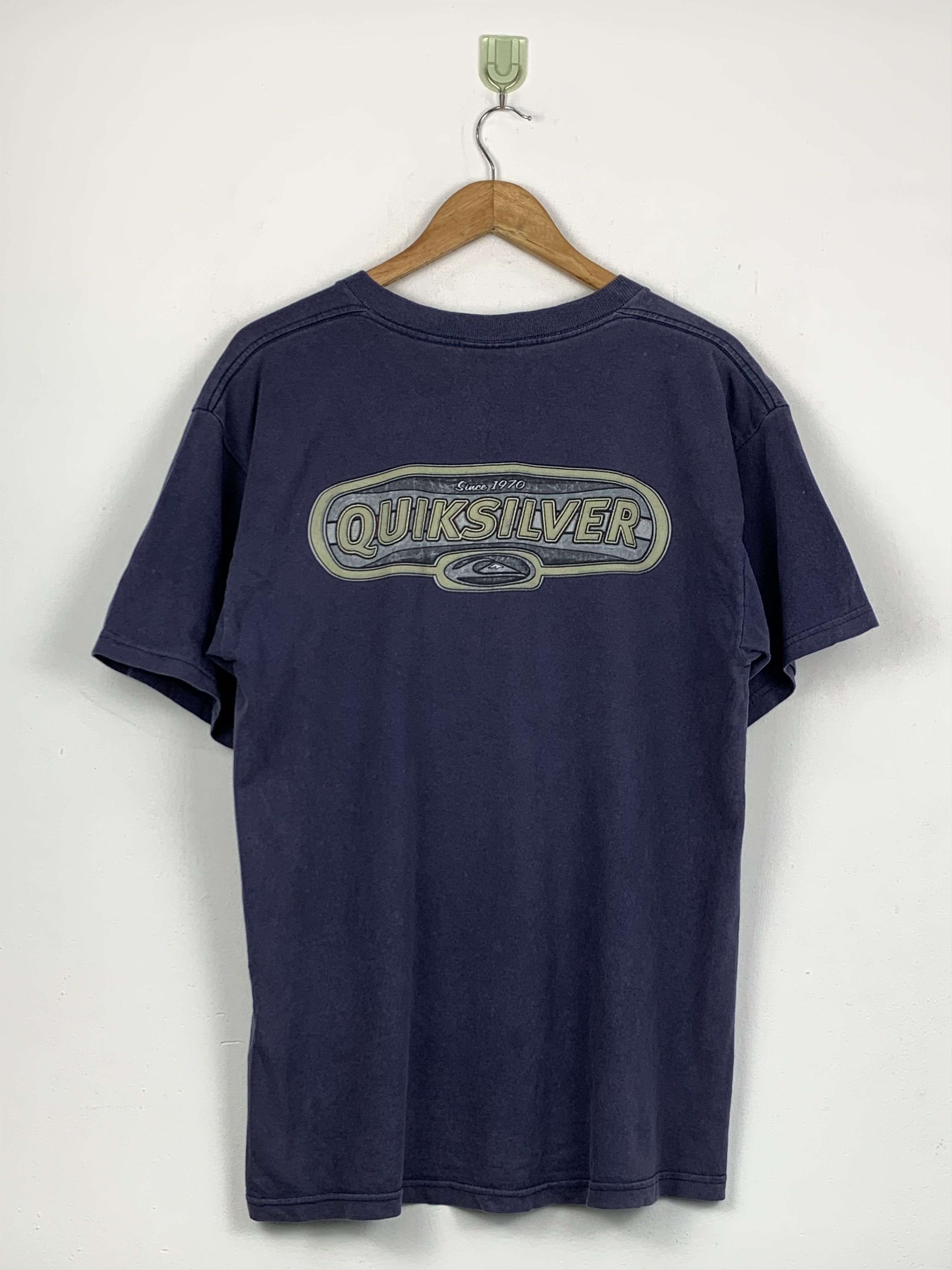 Quiksilver × Vintage Vintage 90s Quiksilver Made In USA TA0309 Size US M / EU 48-50 / 2 - 1 Thumbnail