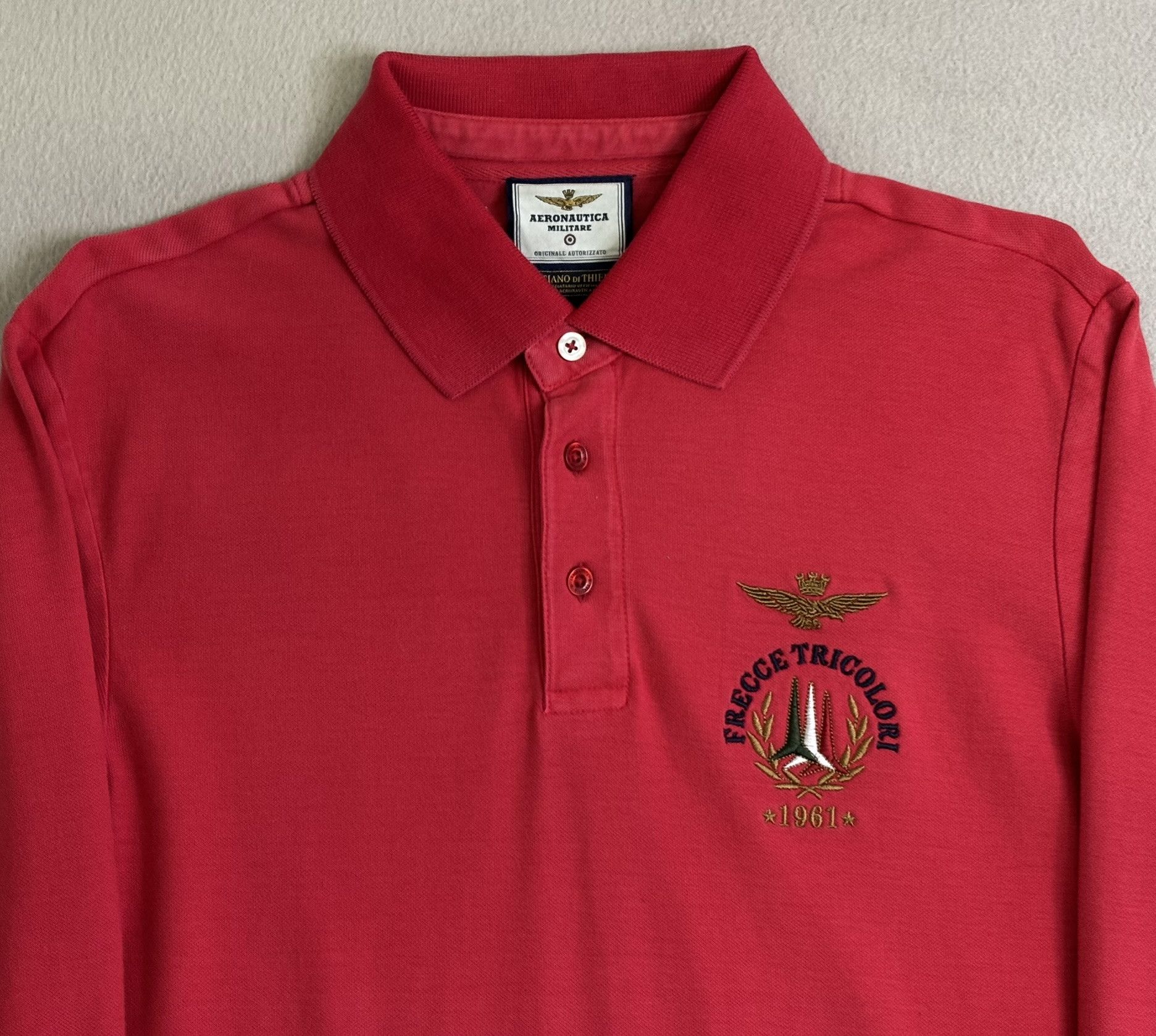 Aeronautica Militare Aeronautica Militare Long Sleeve Polo Size M Size US M / EU 48-50 / 2 - 6 Thumbnail