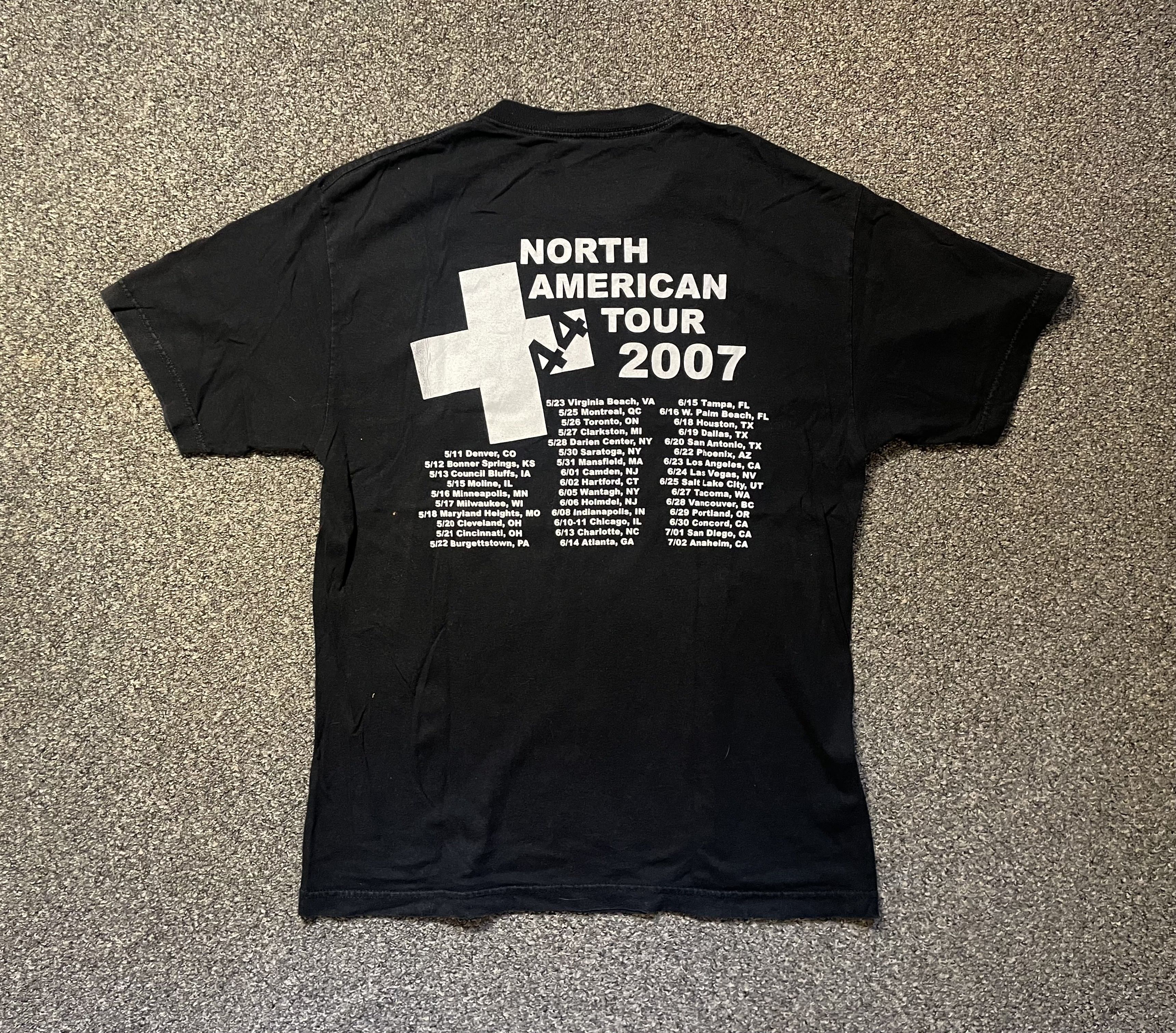 Band Tees × Vintage Blink-182 2007 Tour Tee Size US M / EU 48-50 / 2 - 3 Thumbnail