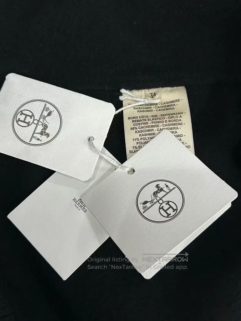 Hermes Hermes Black cashmere short jacket Size XXS / US 00 / IT 34 - 7 Thumbnail
