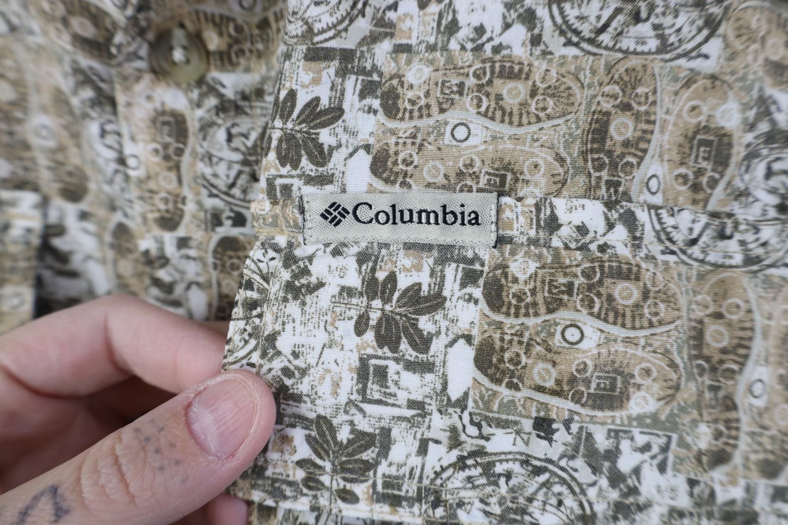 Columbia Vintage 90s Y2K Columbia Trekking Collared Button Shirt Size US XL / EU 56 / 4 - 4 Thumbnail