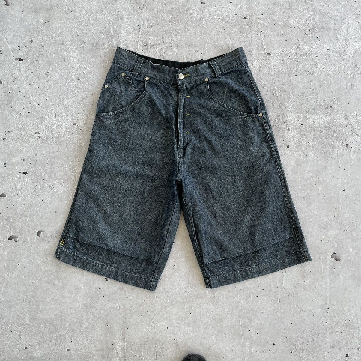 Aem'kei × Vintage Vintage Aemkei denim shorts rap y2k Size 28" / US 6 / IT 42 - 4 Thumbnail