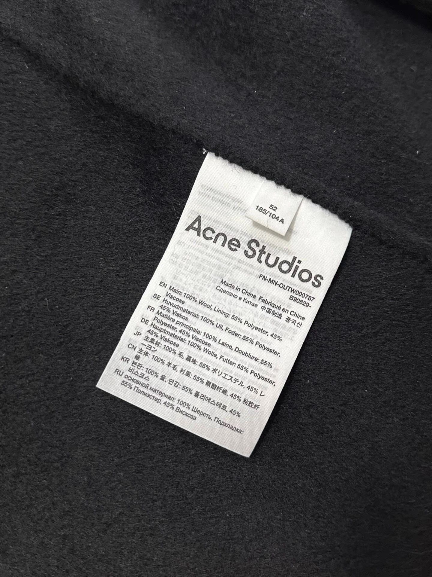 Acne Studios Acne Studios Wool Jacket K34 Size US L / EU 52-54 / 3 - 4 Thumbnail