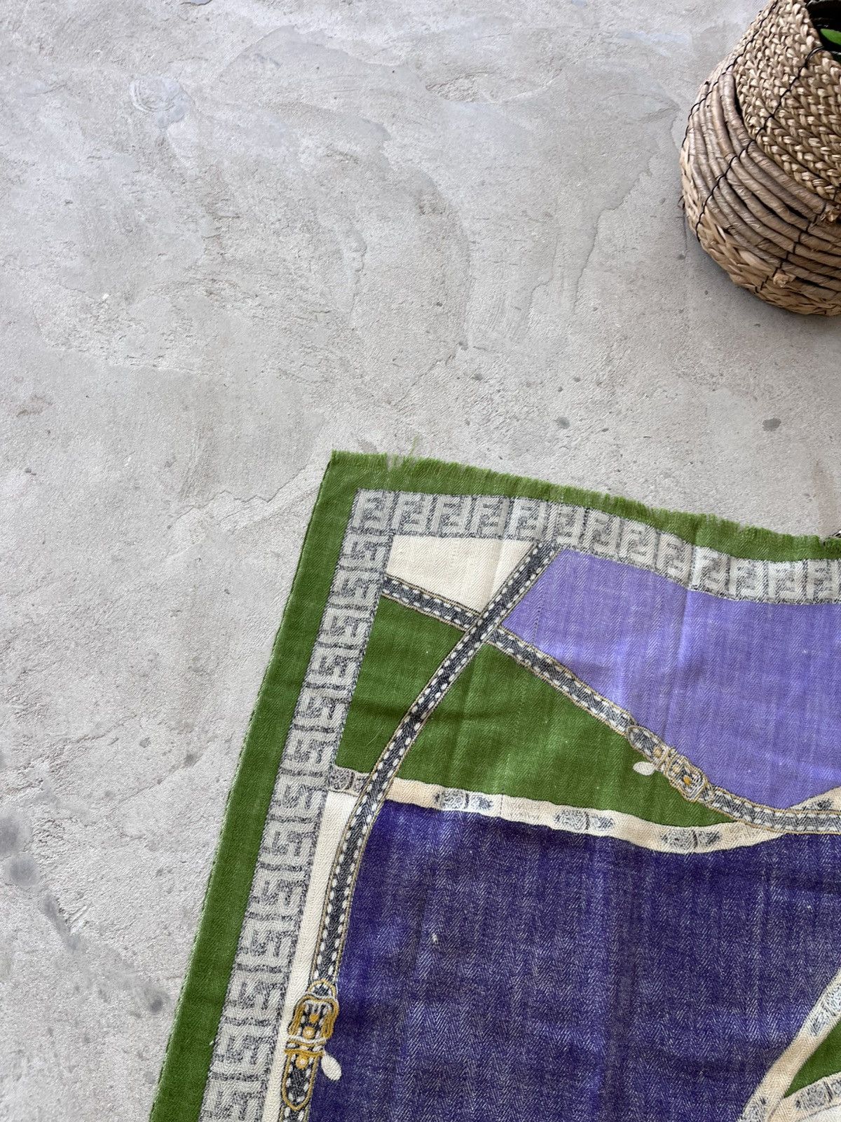 Fendi Rare 70s 80s Vintage Fendi Scarf Luxury Archive Y2K Size ONE SIZE - 23 Thumbnail