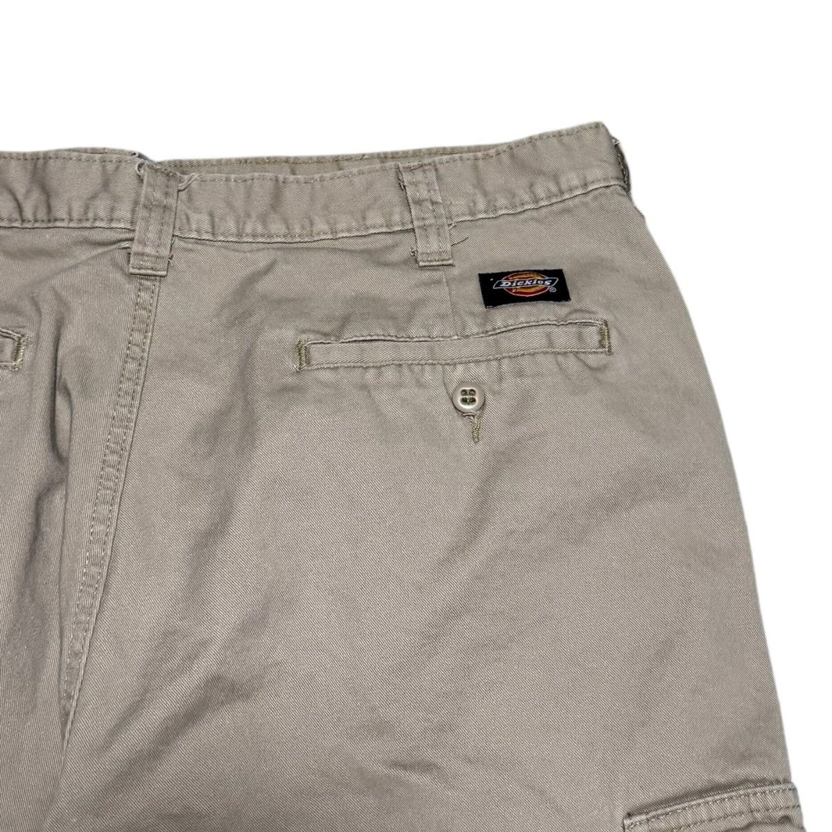 Dickies Dickies Tan/Khaki Cargo Distressed Frayed Shorts Men's 32.5 Size US 32 / EU 48 - 2 Thumbnail