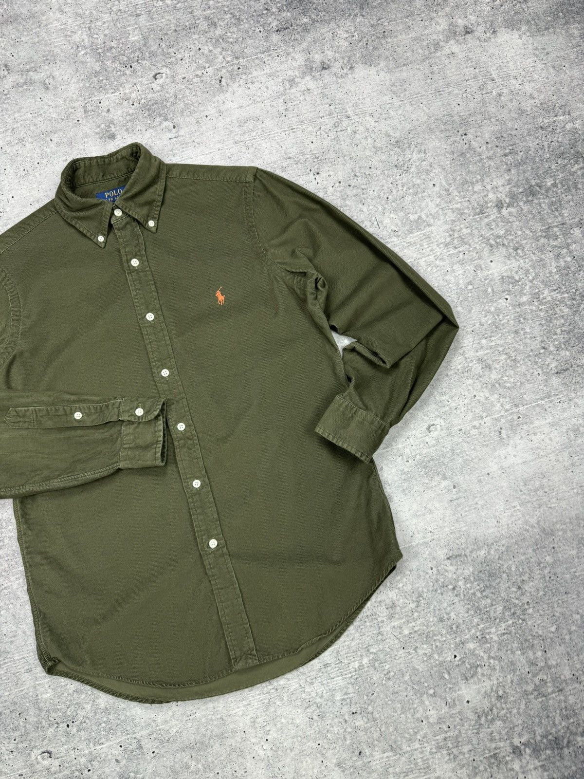 Designer × Polo Ralph Lauren Vintage Y2K Ralph Lauren Corduroy Flannel Shirt Travis Scott Size US S / EU 44-46 / 1 - 3 Thumbnail