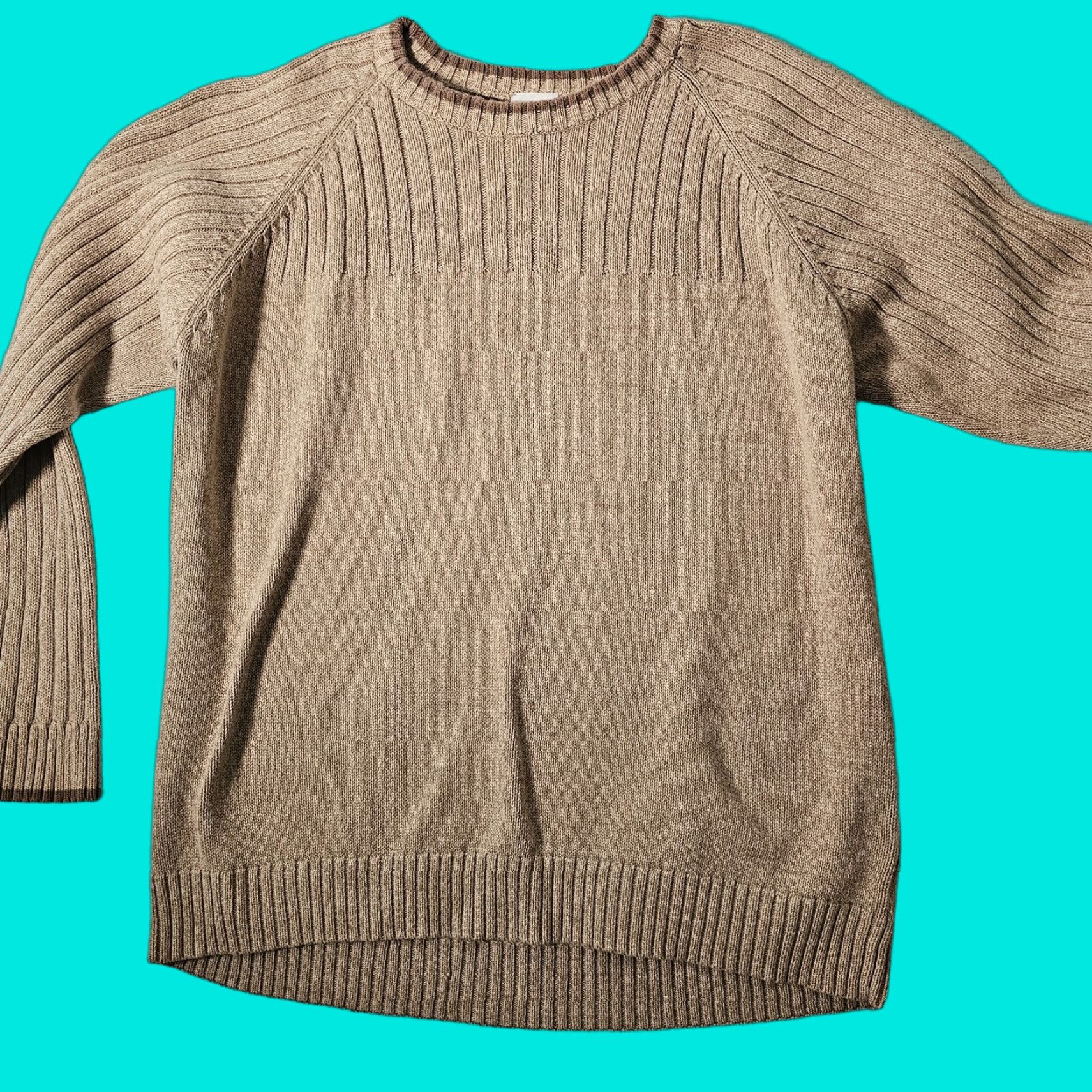 Vintage VINTAGE Columbia Sportswear Knit Sweater Crew Neck Large Brown Cotton Blend Pullover Men’s Outdoor Casual 1980s-1990s Mens Size US L / EU 52-54 / 3 - 1 Thumbnail