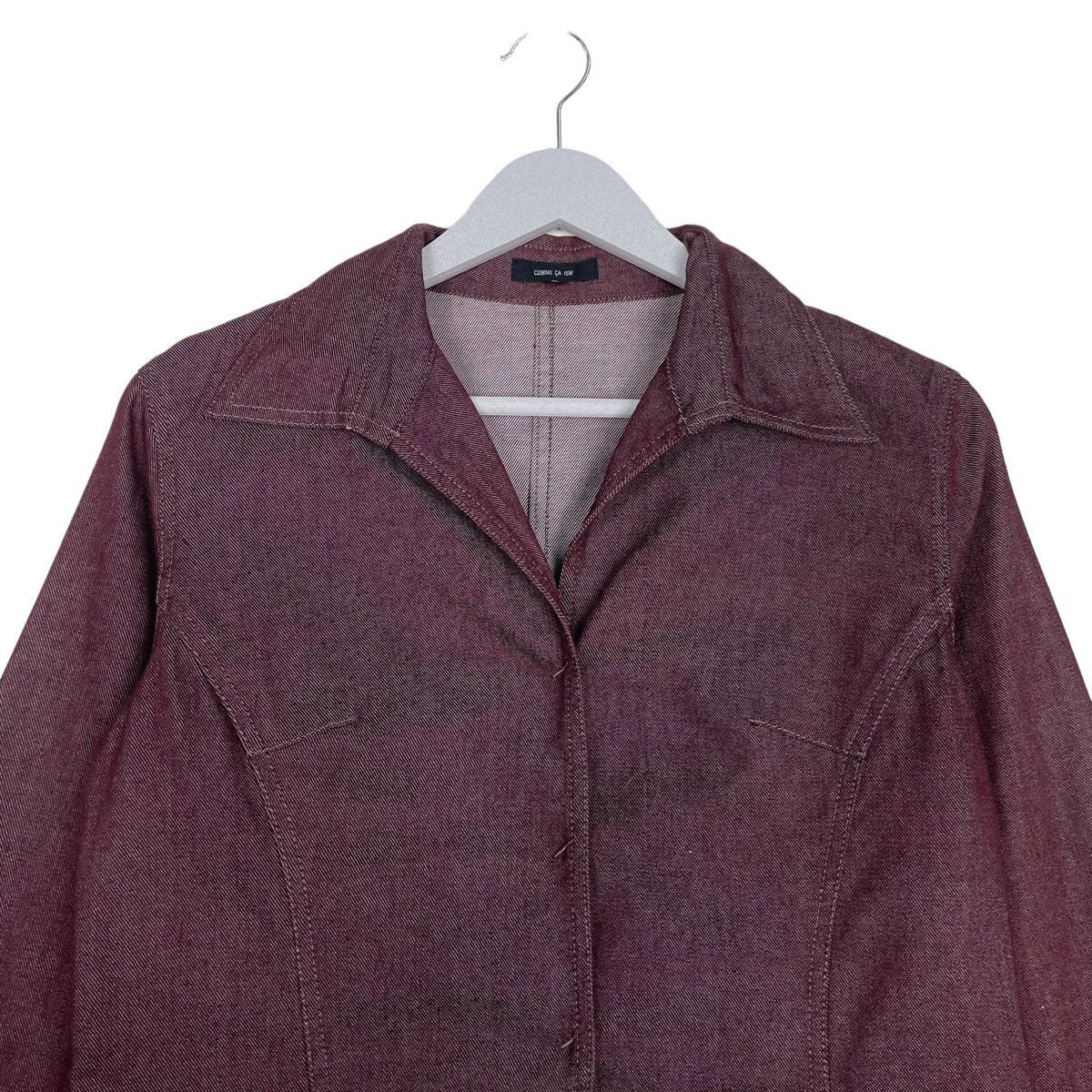 💥COMME CA ISM CROPPED LIGHT BUTTON JACKET
