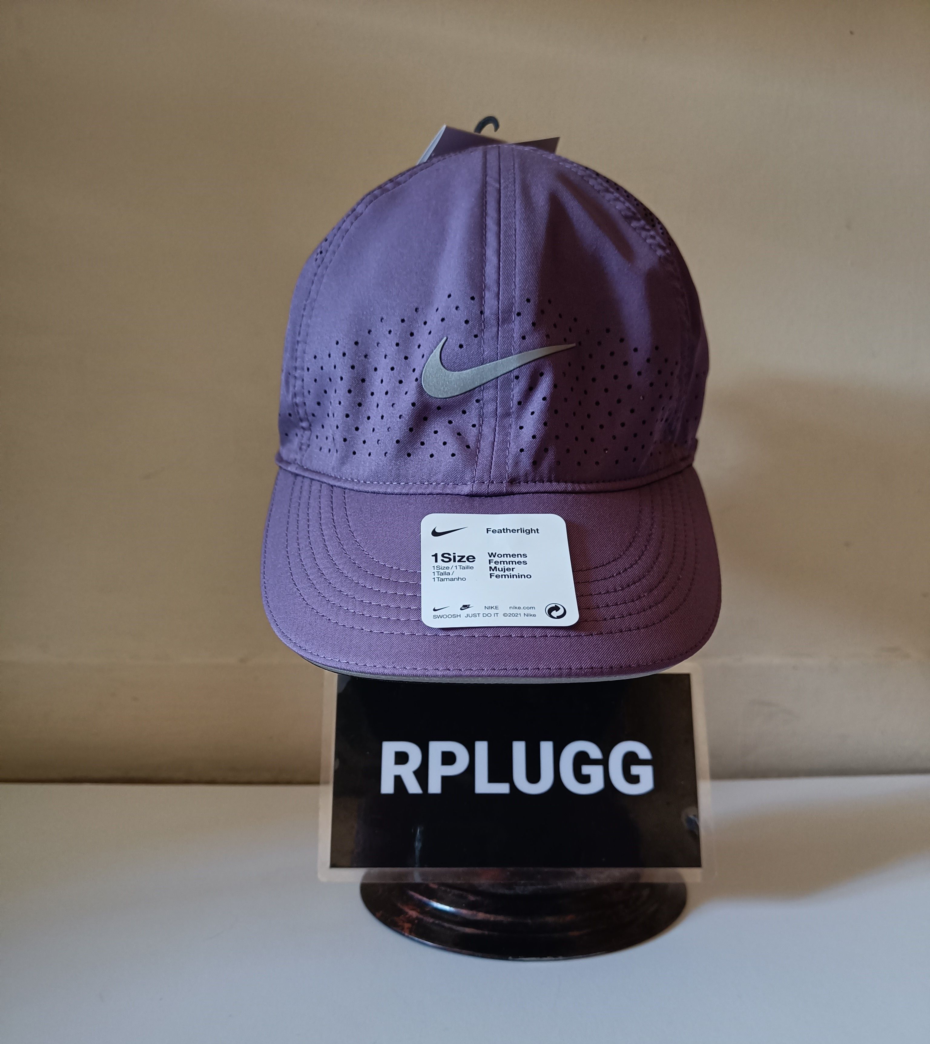 Nike Nike Featherlight Running Cap Purple Size ONE SIZE - 5 Thumbnail