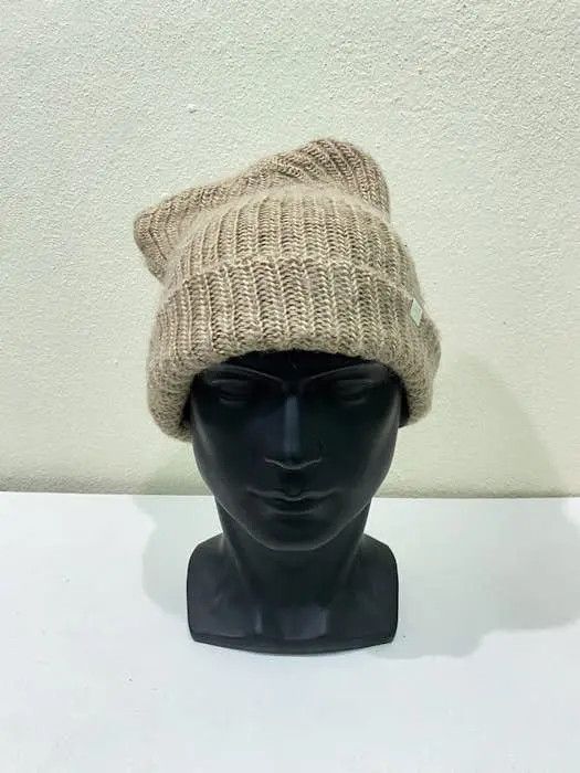 Vintage Made In USA Plain Beanie Hat Size ONE SIZE - 2 Thumbnail