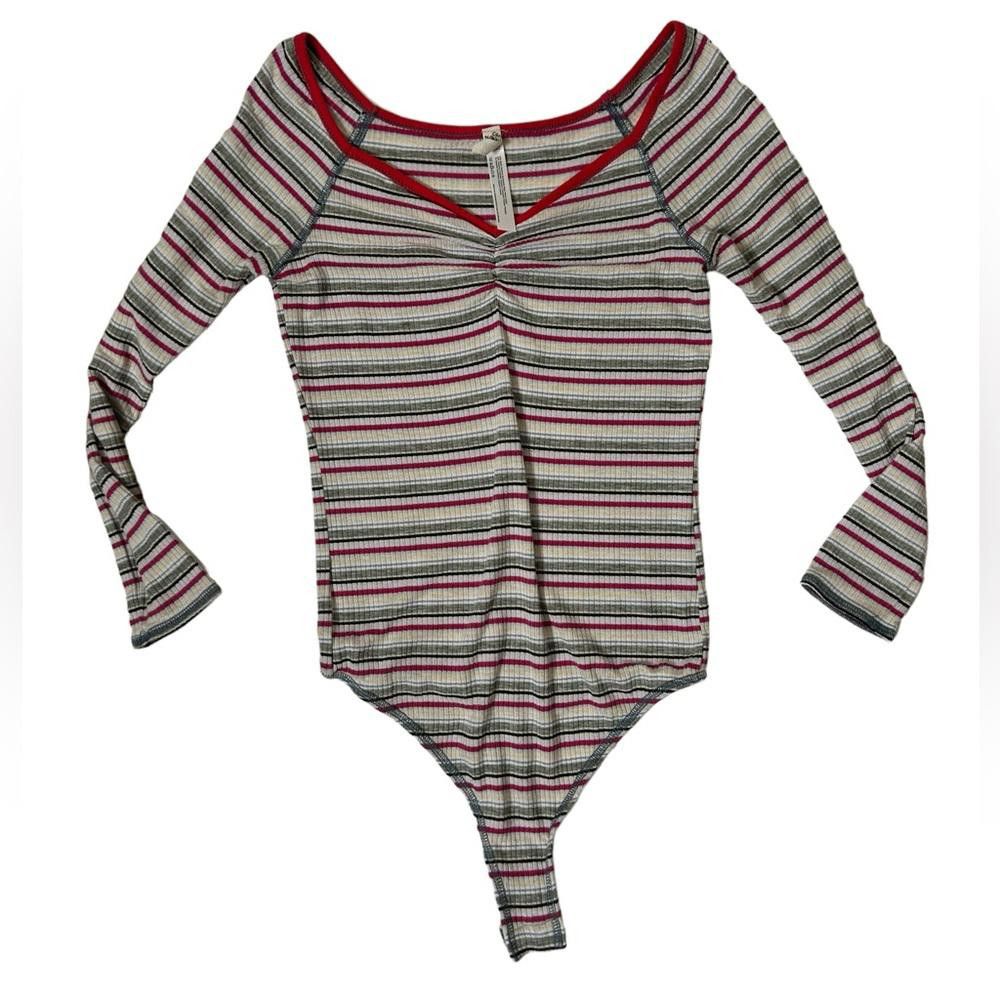Free People Free People l Put A Stripe On It Bodysuit Small Size S / US 4 / IT 40 - 2 Thumbnail