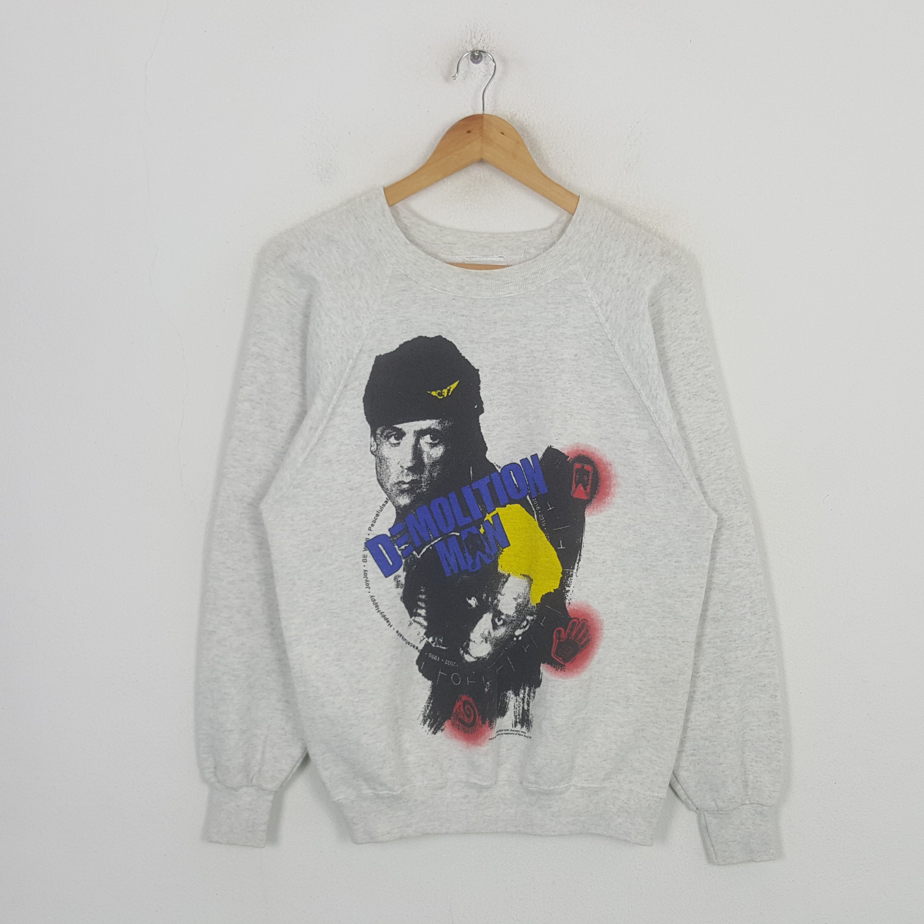 Vintage Vintage Demolition Man 90s American Movie Sweatshirt C298N30 Size US S / EU 44-46 / 1 - 1 Thumbnail