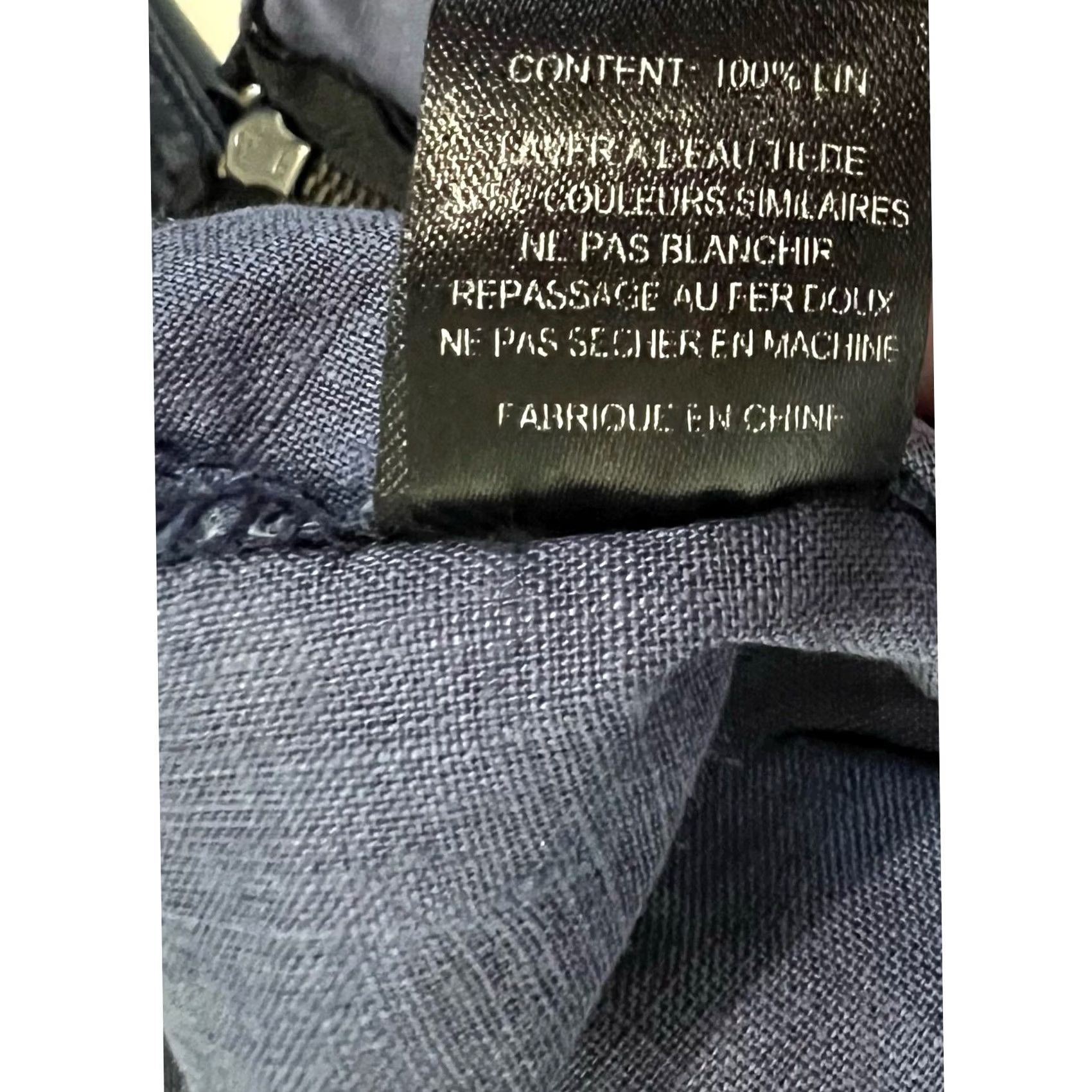Vintage VINTAGE The Narrows Men’s Linen Shirt Blue Button Front Zippers XL Men’s Shirt Long Sleeve Size XL Linen Blue Button-Up Accessories: Zipper Size US XL / EU 56 / 4 - 6 Thumbnail