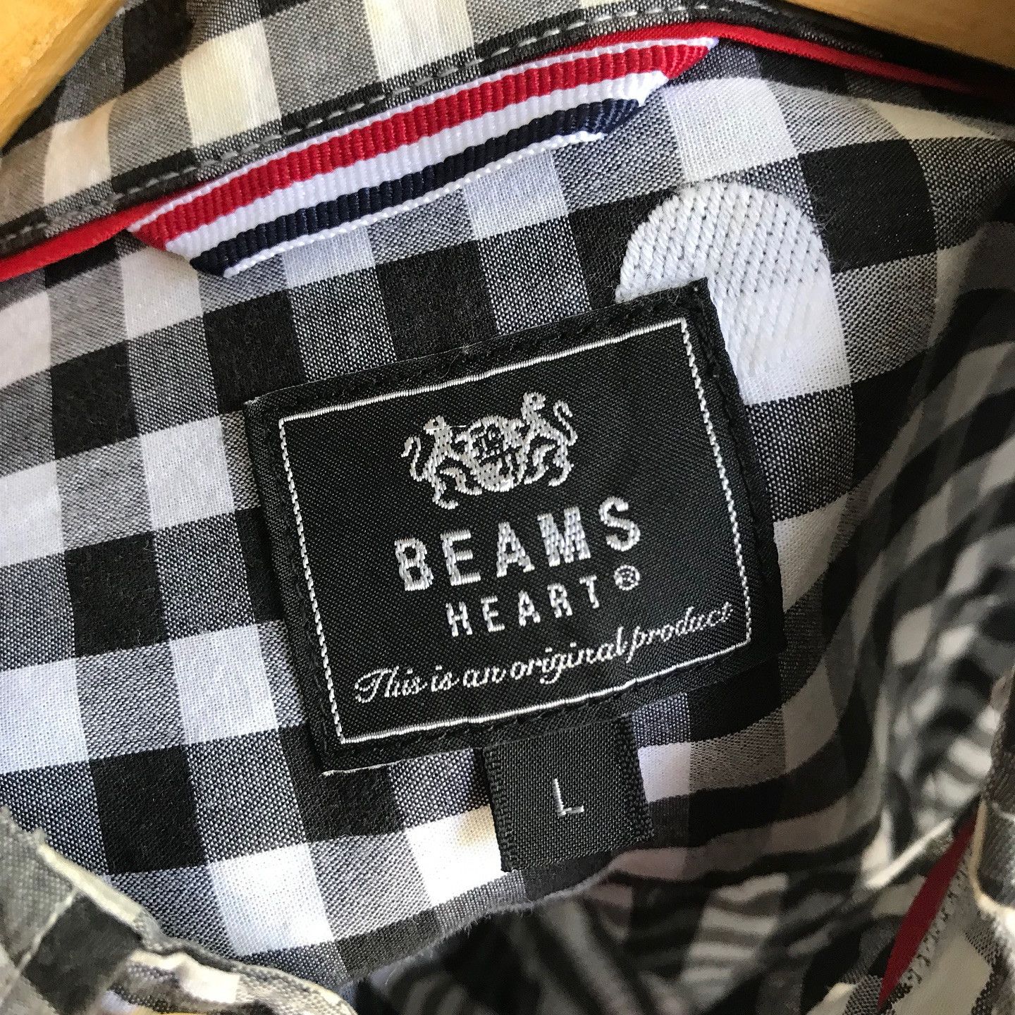 Beams Plus Beams Heart Tartan Black gingham and Polkadot Shirt Size US L / EU 52-54 / 3 - 7 Thumbnail