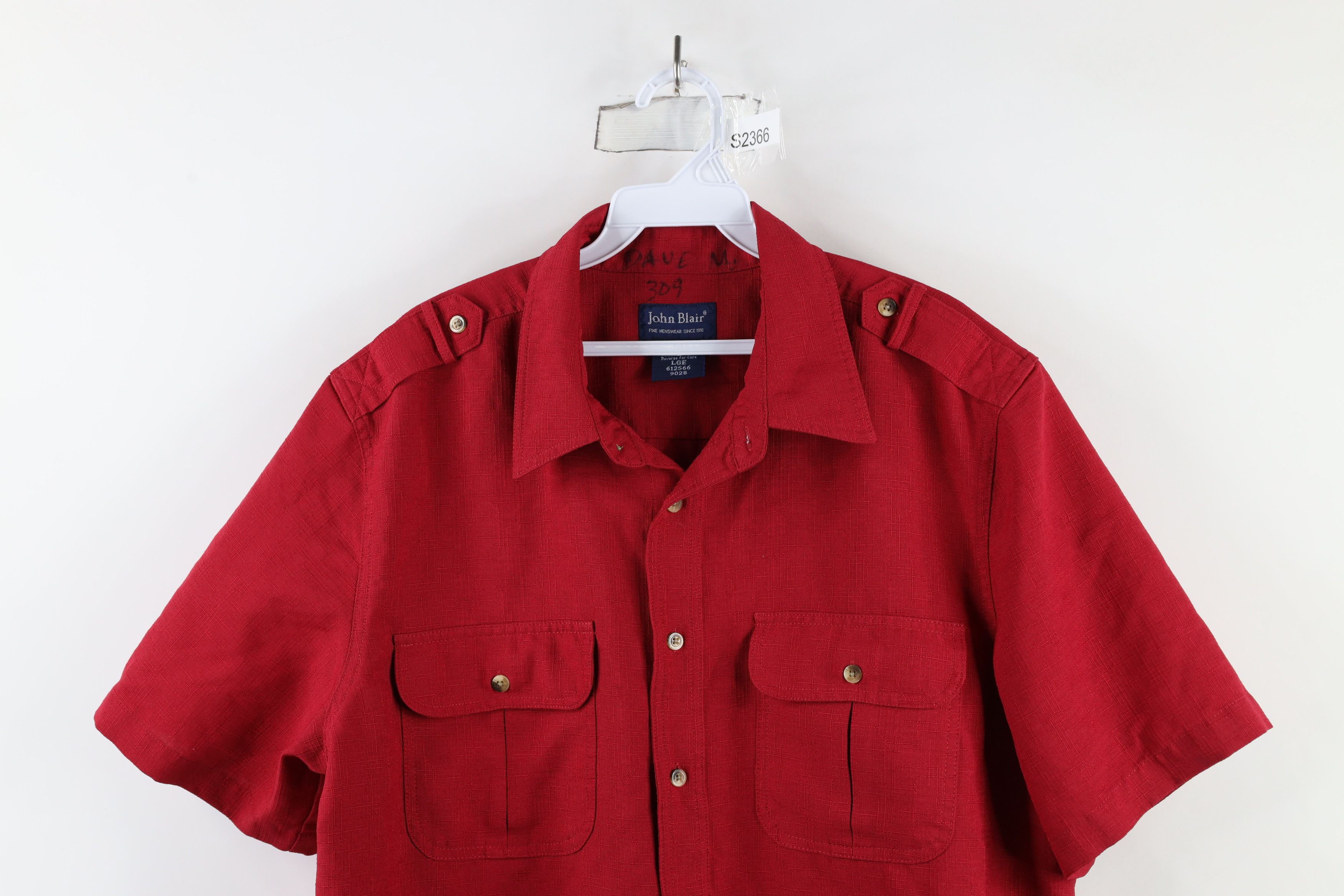 Vintage Vintage 90s Streetwear Short Sleeve Collared Button Shirt Size US L / EU 52-54 / 3 - 2 Thumbnail