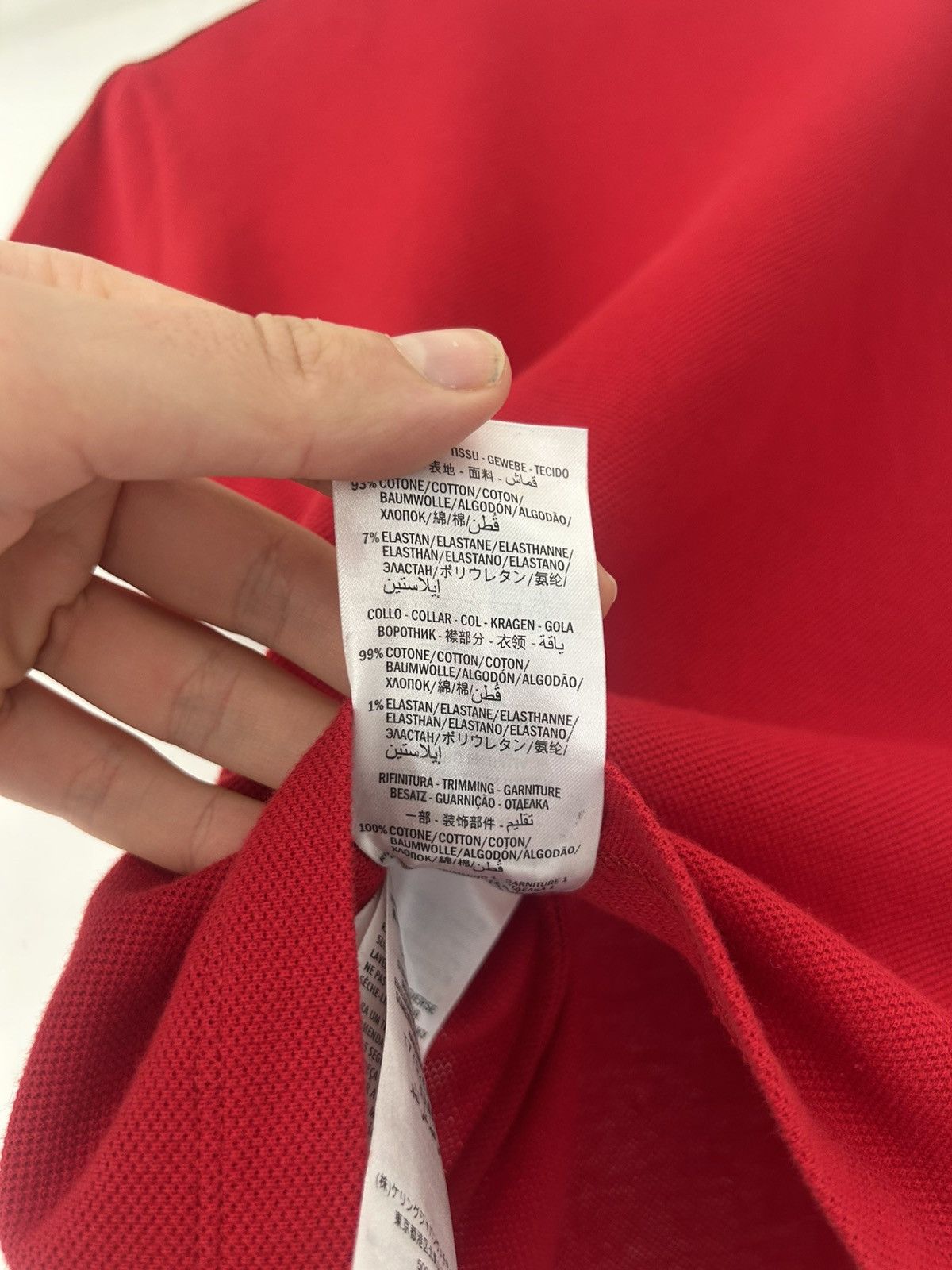 Gucci Gucci Red Polo Shirt with Logo Taped Sleeves - Size S Size US S / EU 44-46 / 1 - 7 Thumbnail