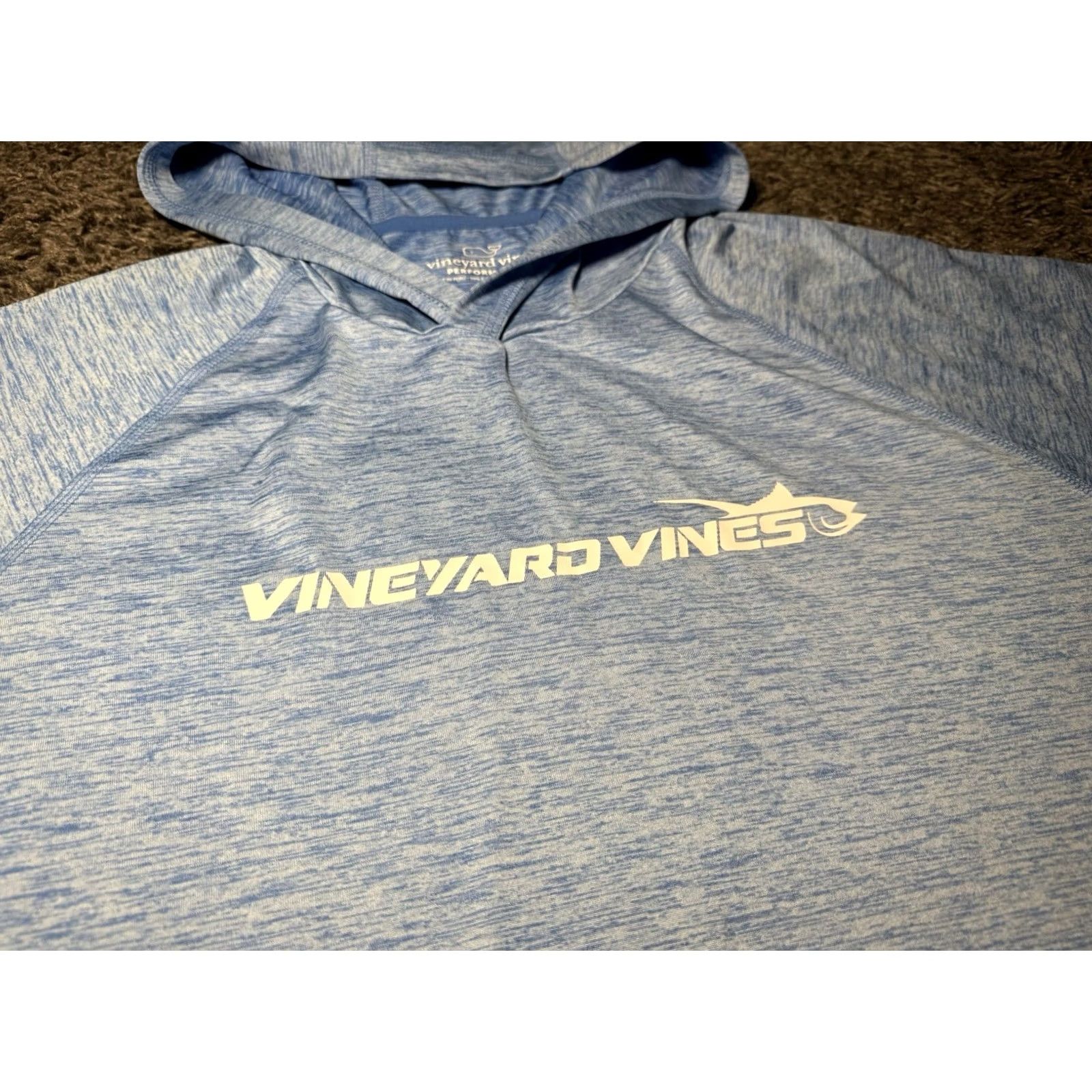 Vineyard Vines Vineyard Vines Long Sleeve Shirt Hoodie XL Blue Nautical Preppy Washington DC Shirt Mens Size US XL / EU 56 / 4 - 4 Thumbnail