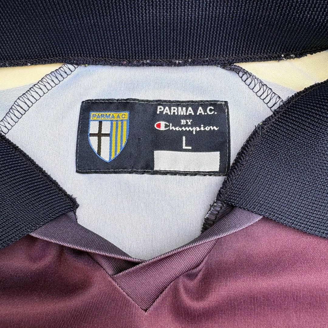 Champion Parma AC 1999 2000 90s Vintage Away Champion Soccer Jersey Size US L / EU 52-54 / 3 - 4 Thumbnail