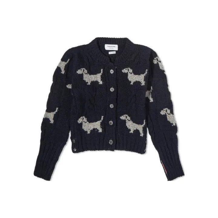 Thom Browne Thom Browne Cute Dog Print Knit Sweater -2507 Size M / US 6-8 / IT 42-44 - 5 Thumbnail