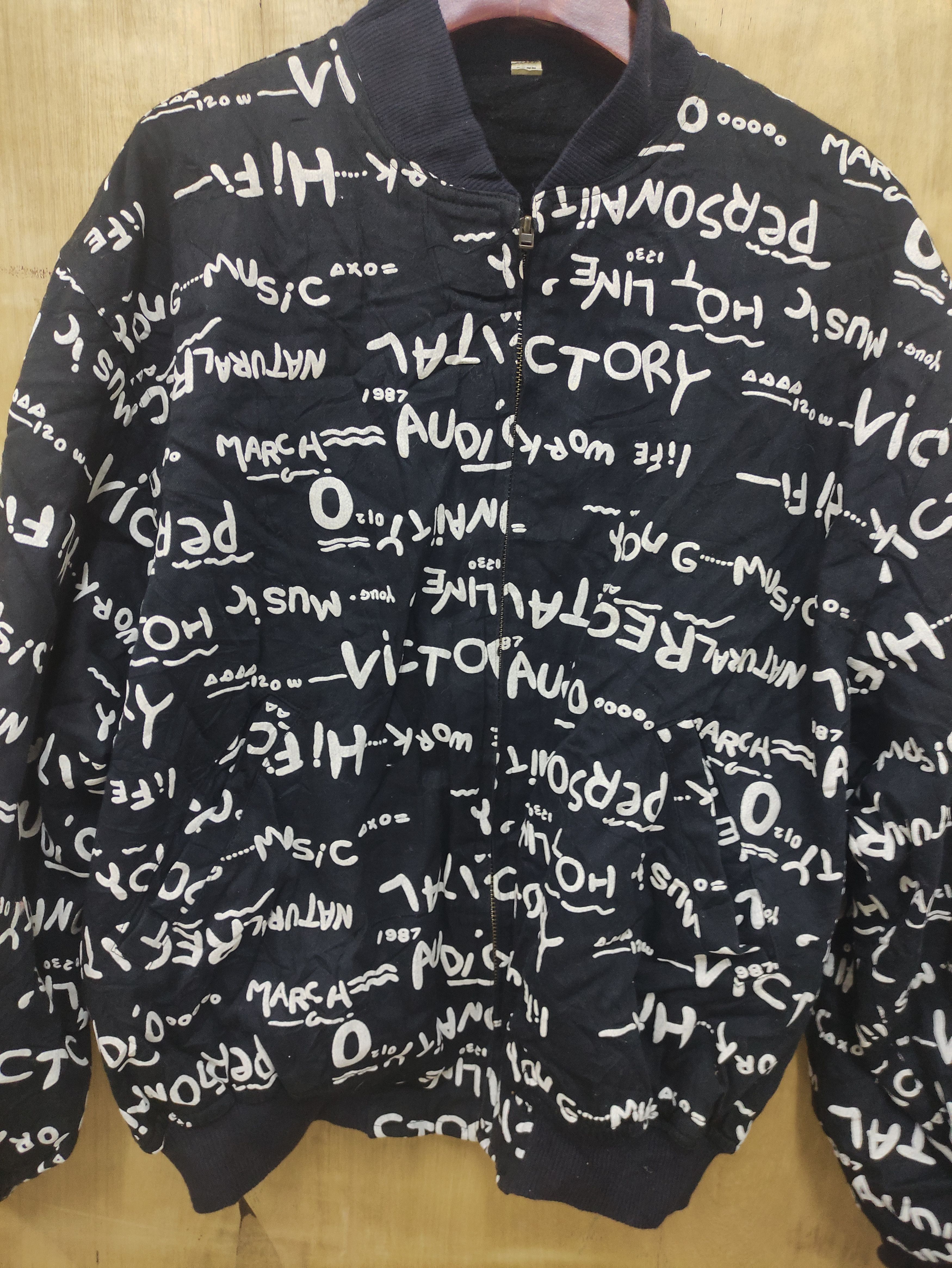 Japanese Brand × Vintage RARE🔥GRAFFITI FULL PRINT JACKET BAGGY STYLE Size US M / EU 48-50 / 2 - 9 Thumbnail