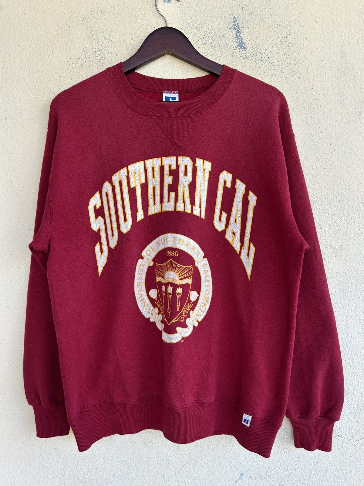 Russell Athletic × Vintage Vintage Southern Cal Sweatshirt Size US S / EU 44-46 / 1 - 1 Thumbnail