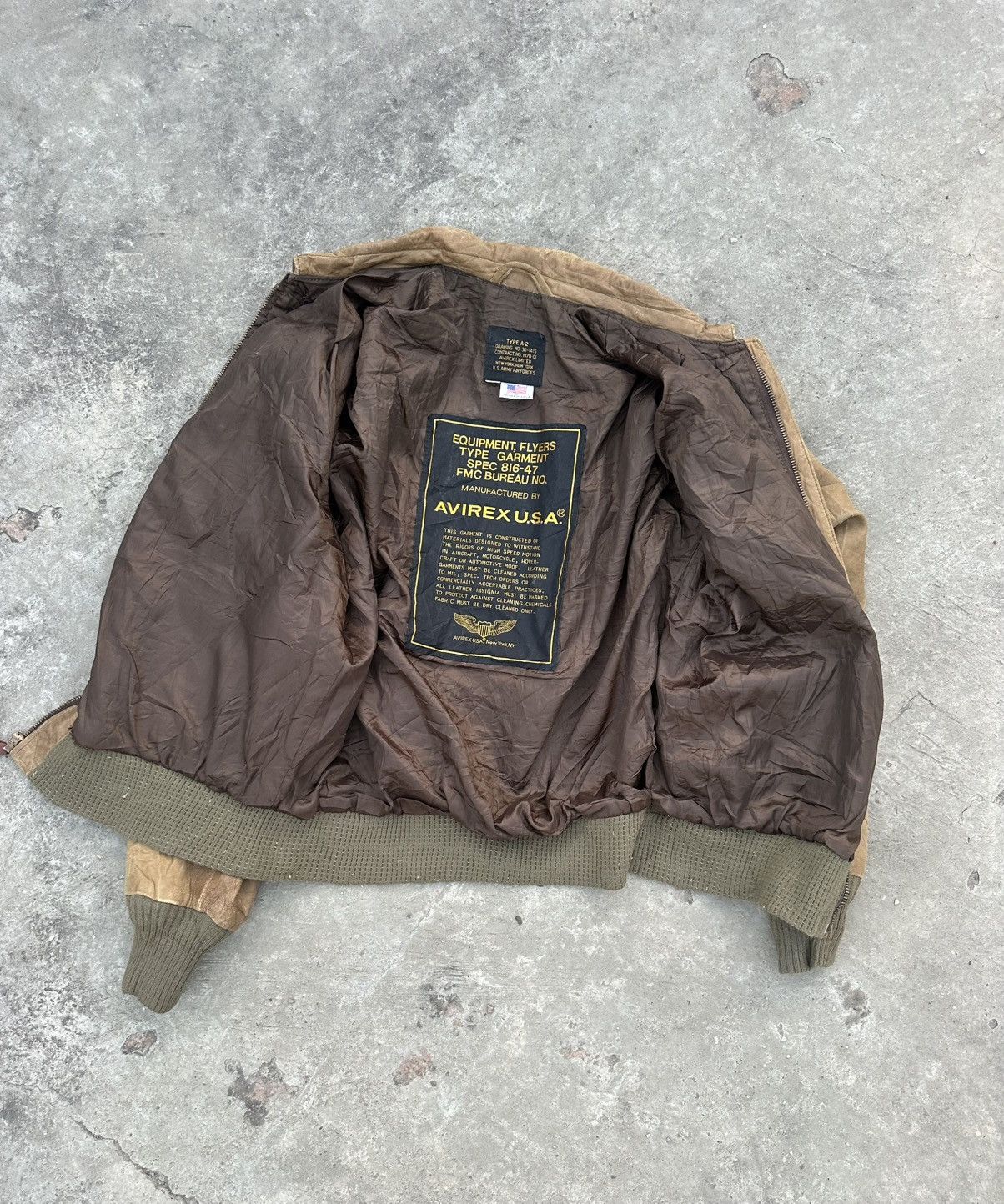 Avirex Vintage Avirex A-2 U.S. Army Air Forces Flight Jacket Size US M / EU 48-50 / 2 - 3 Thumbnail