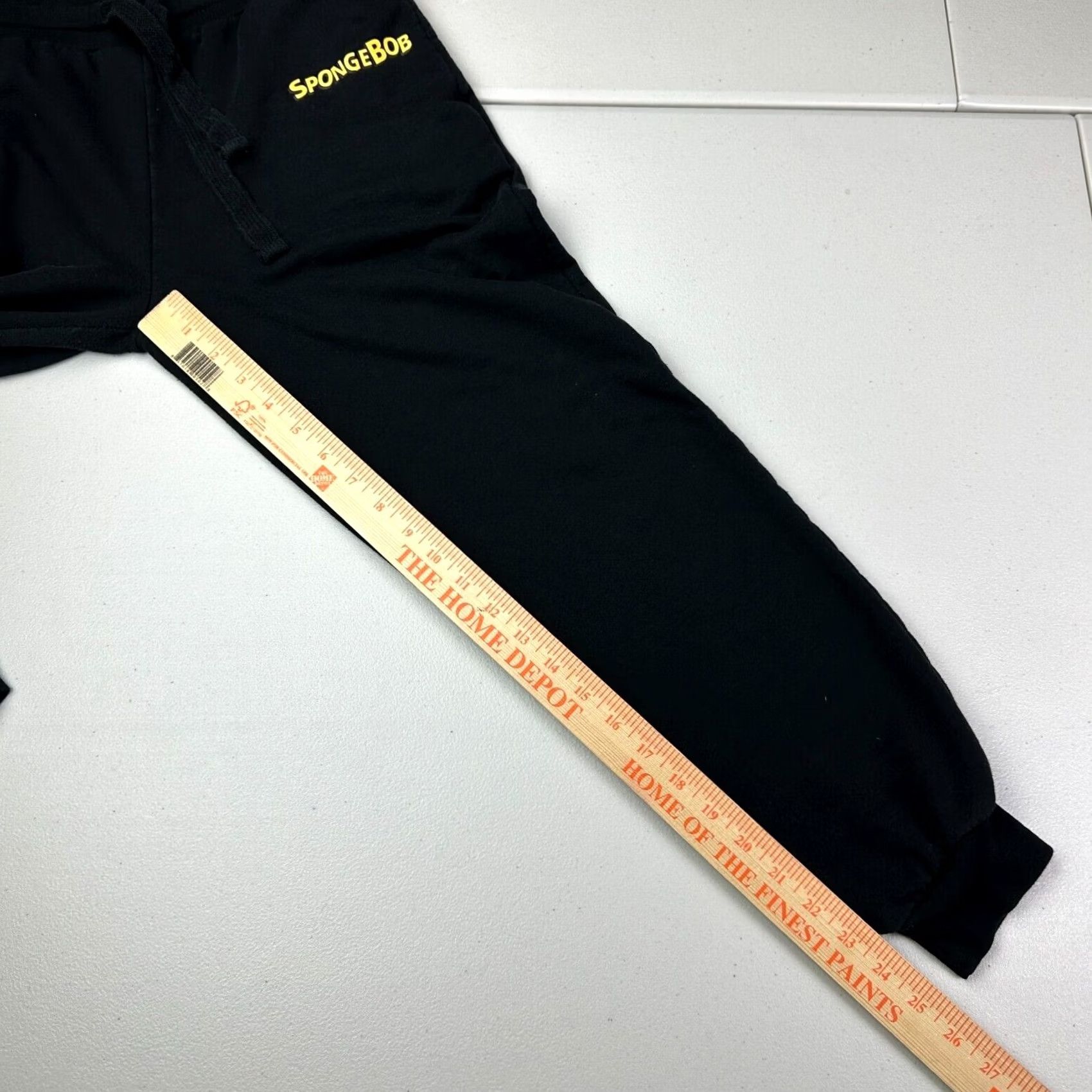 Nickelodeon VINTAGE Spongebob Squarepants Sweatpants Women M Black Cotton/Polyester NickeloDean? Size 32" / US 10 / IT 46 - 7 Thumbnail