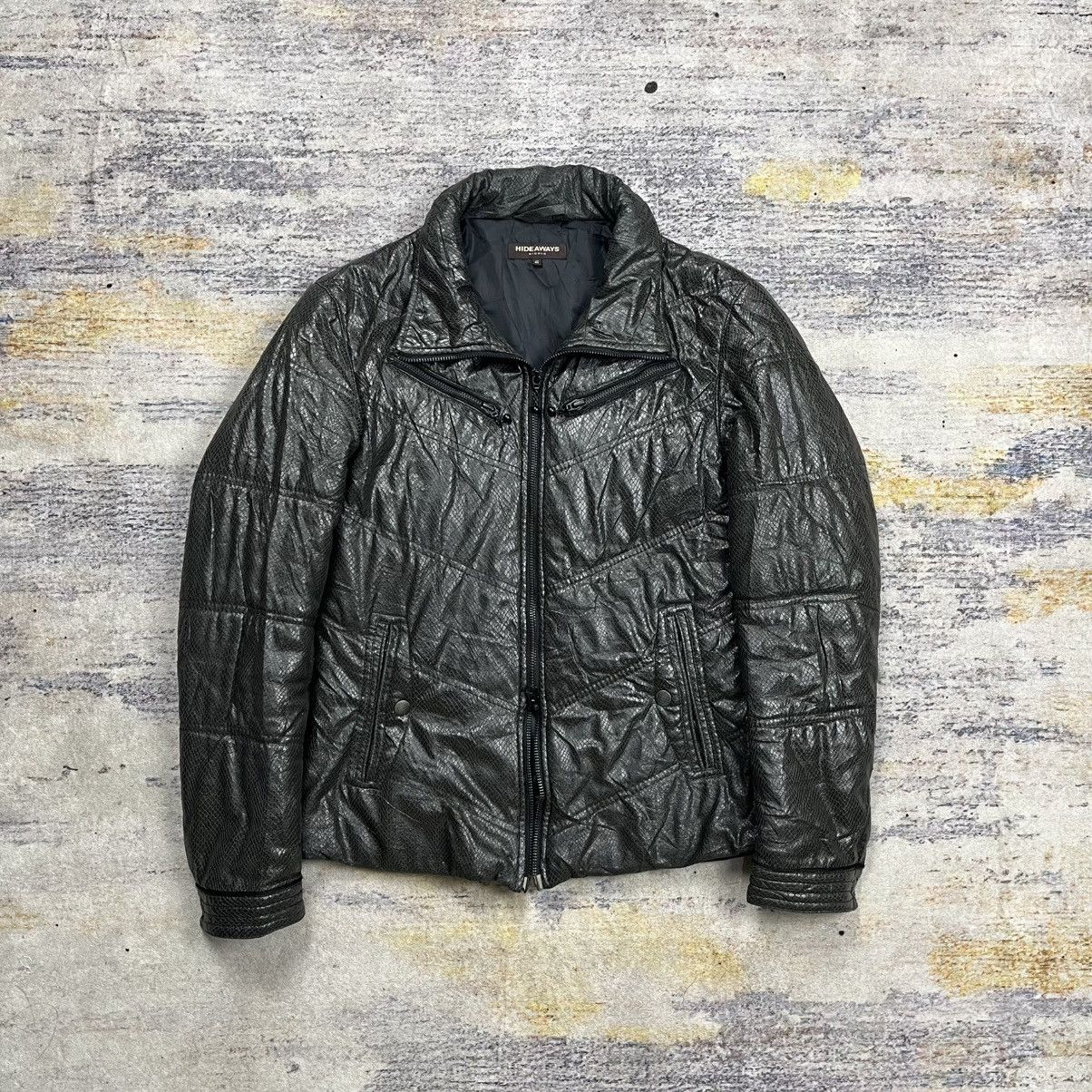 HIDEAWAYS Hideaways snake skin effect riders jacket vkei l.g.b style Size US S / EU 44-46 / 1 - 1 Thumbnail