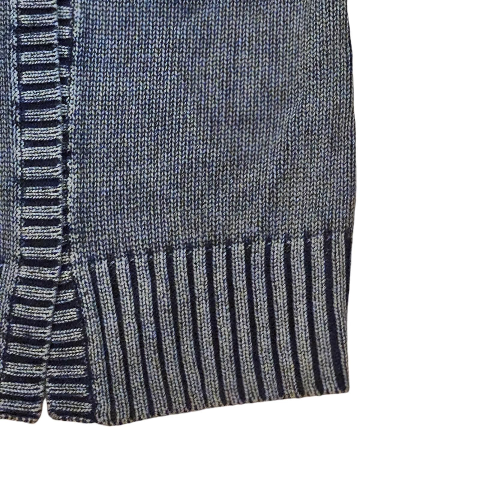 Designer PBJ Blues Hooded Cardigan, Size SM – Distressed Denim Size S / US 4 / IT 40 - 6 Thumbnail