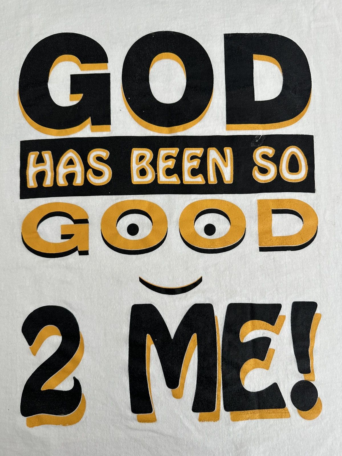 Fruit Of The Loom × Vintage Vintage 90s Lord Jesus God Has Been Good 2 Me Single Stitch Size US XL / EU 56 / 4 - 7 Thumbnail