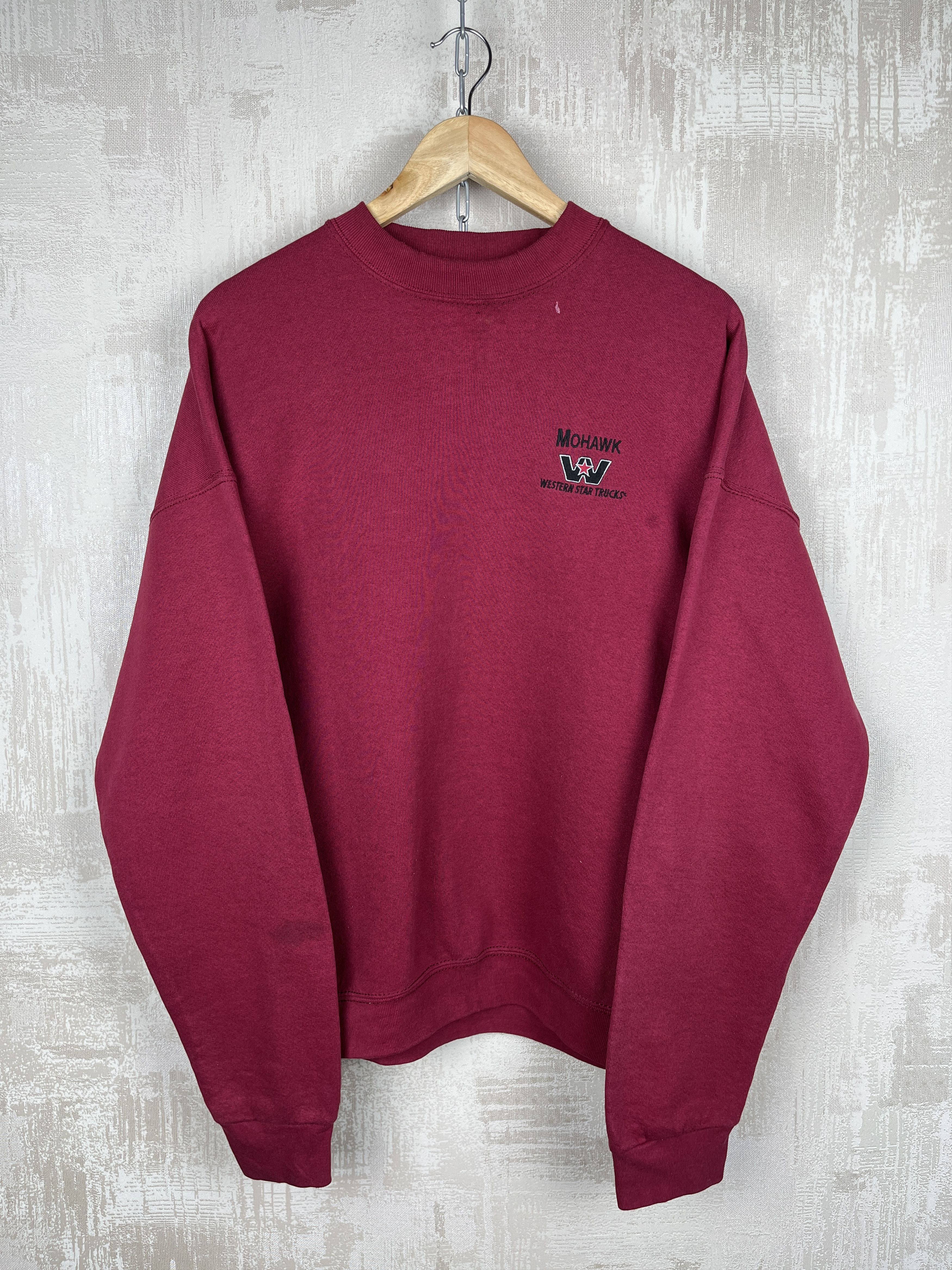 Fruit Of The Loom 90's MOHAWK Western Star Trucks Logo Vintage Sweatshirt USA Size US XL / EU 56 / 4 - 5 Thumbnail