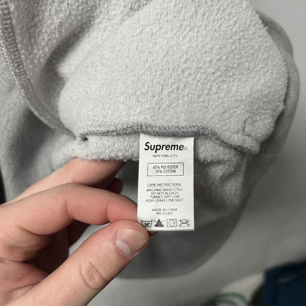 Supreme Supreme Hoodie Grey Size US XL / EU 56 / 4 - 12 Thumbnail