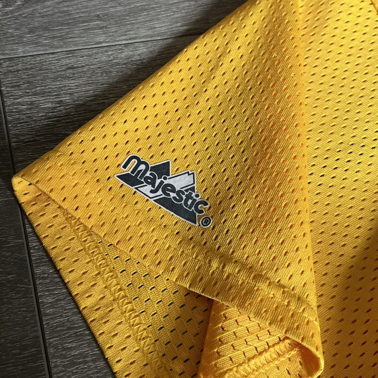 Majestic × Vintage Vintage 90s Brooklyn Majestic Stitched Mesh Baseball Jersey Size US XL / EU 56 / 4 - 4 Thumbnail